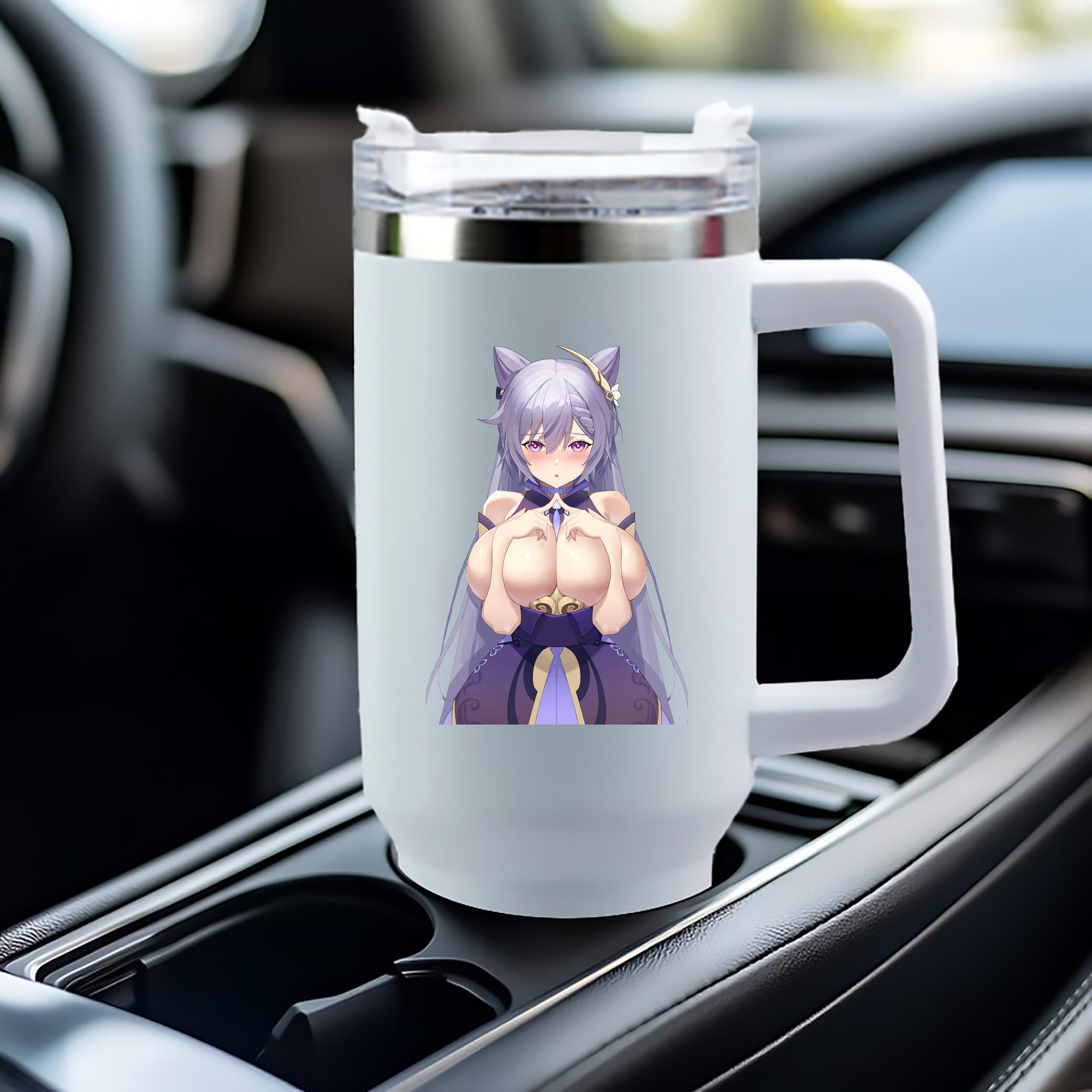 げんし神 刻晴 こくせい genshin Kokusei 1200mL車用タンブラー（カラープリント）