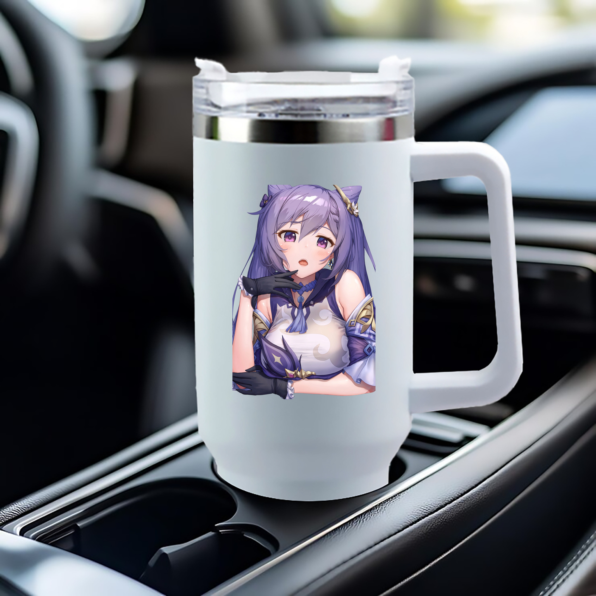 げんし神 刻晴 こくせい genshin Kokusei 1200mL車用タンブラー（カラープリント）