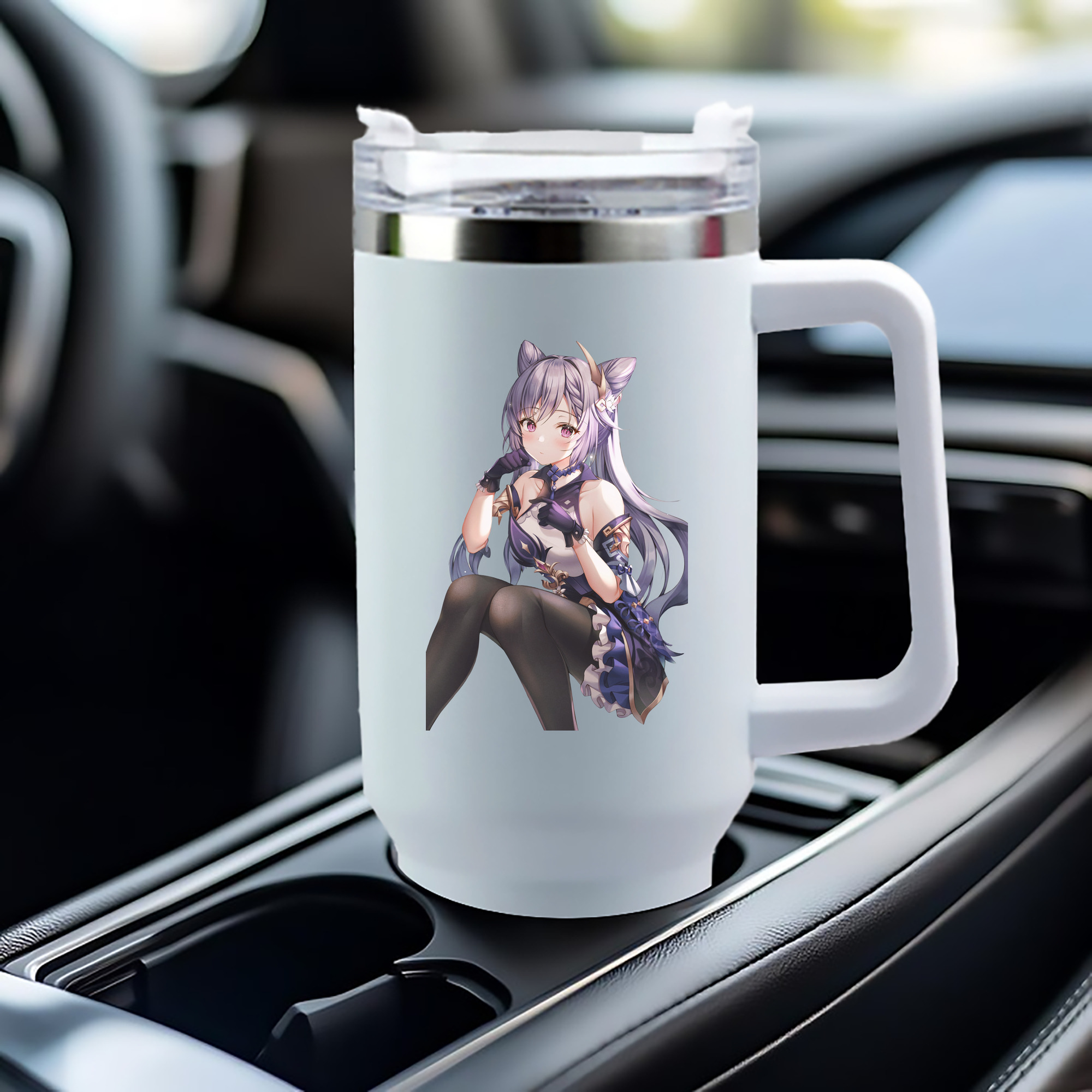 げんし神 刻晴 こくせい genshin Kokusei 1200mL車用タンブラー（カラープリント）