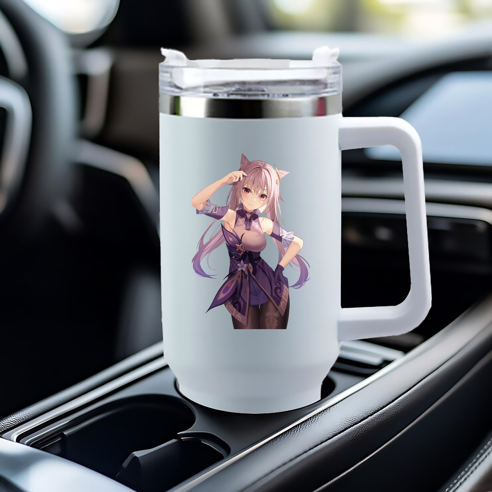 げんし神 刻晴 こくせい genshin Kokusei 1200mL車用タンブラー（カラープリント）