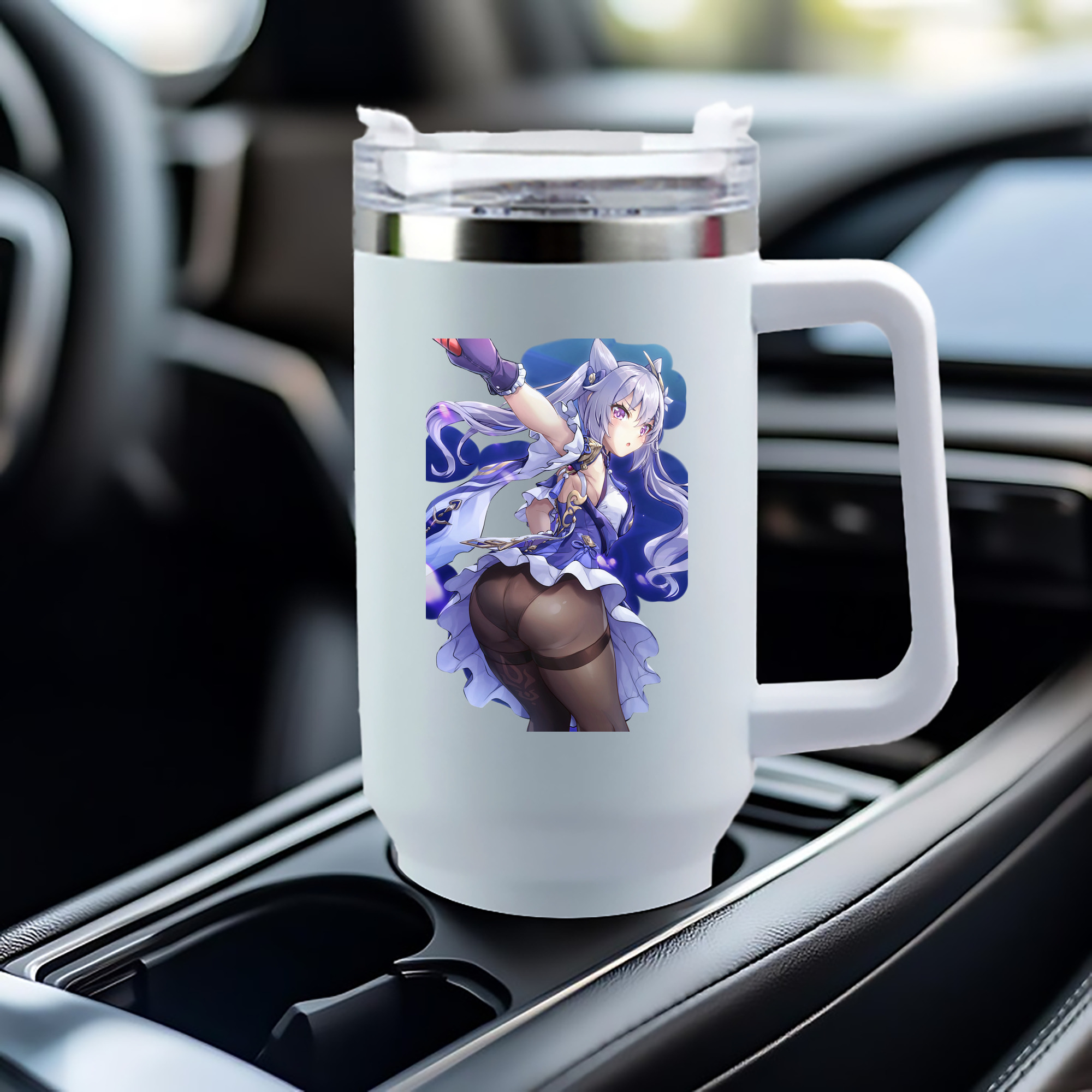 げんし神 刻晴 こくせい genshin Kokusei 1200mL車用タンブラー（カラープリント）