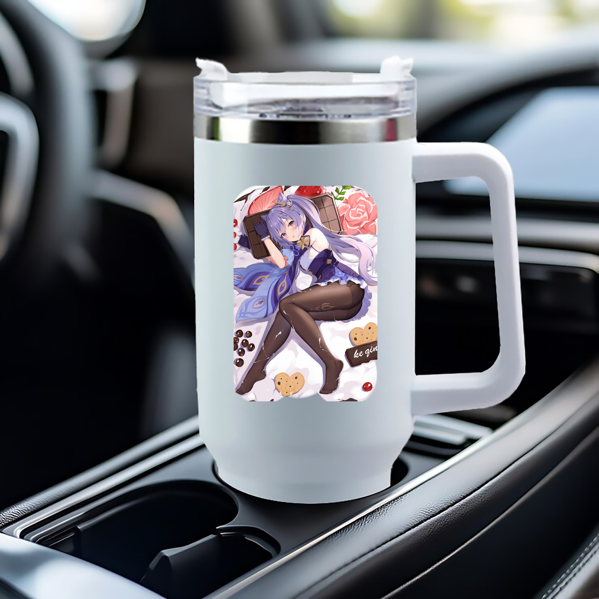 げんし神 刻晴 こくせい genshin Kokusei 1200mL車用タンブラー（カラープリント）