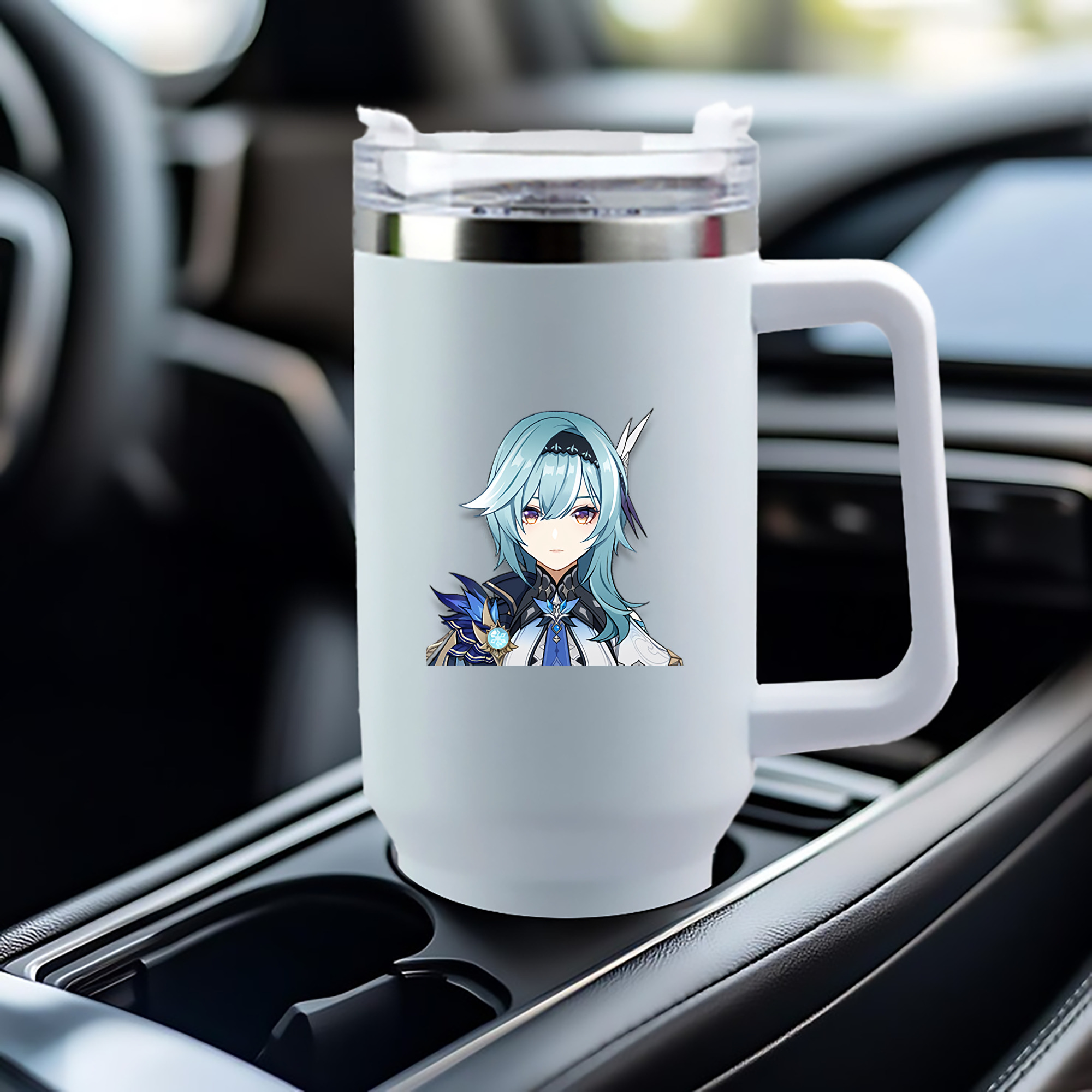 げんし神 优菈 ゆうら genshin Yūra 1200mL車用タンブラー（カラープリント）