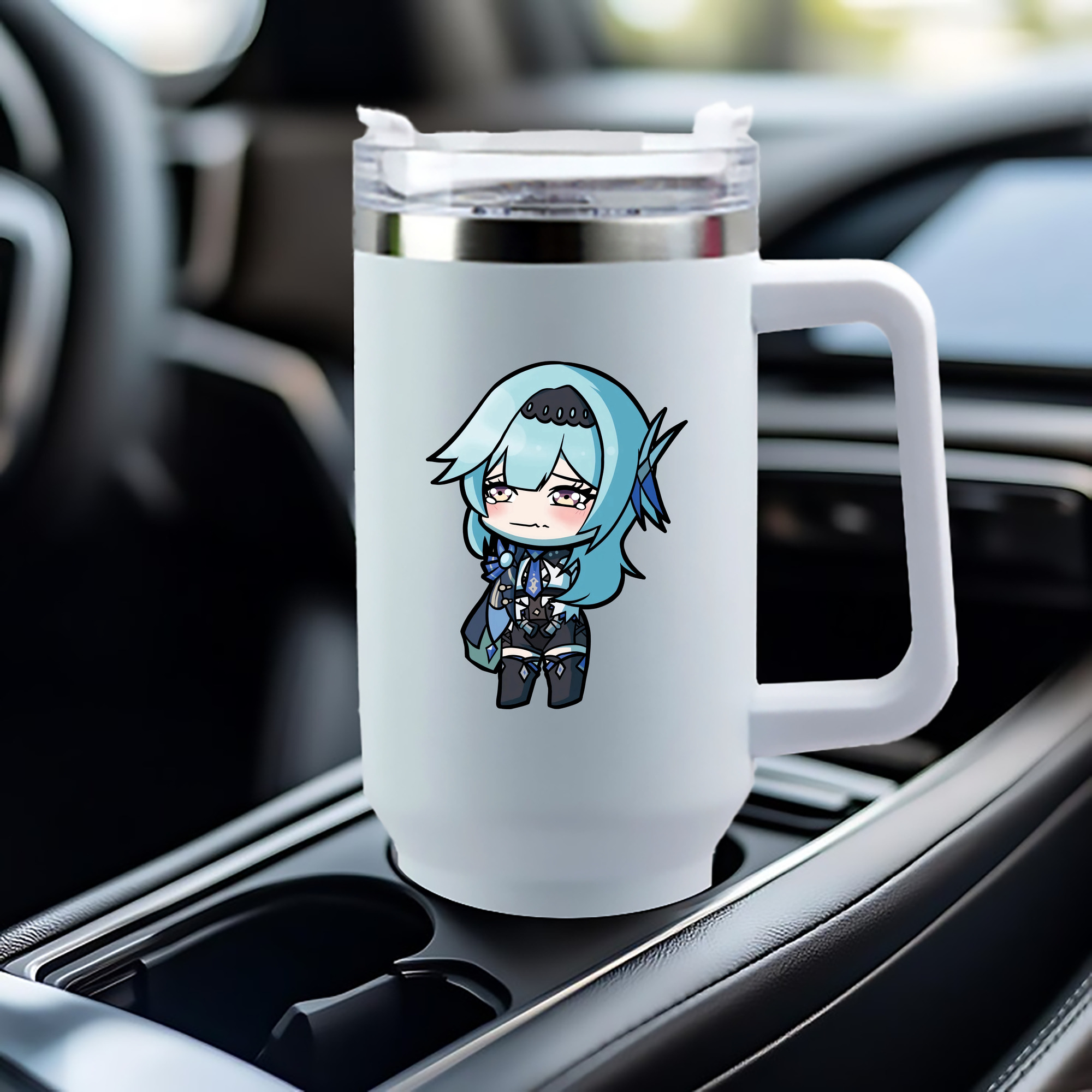 げんし神 优菈 ゆうら genshin Yūra 1200mL車用タンブラー（カラープリント）