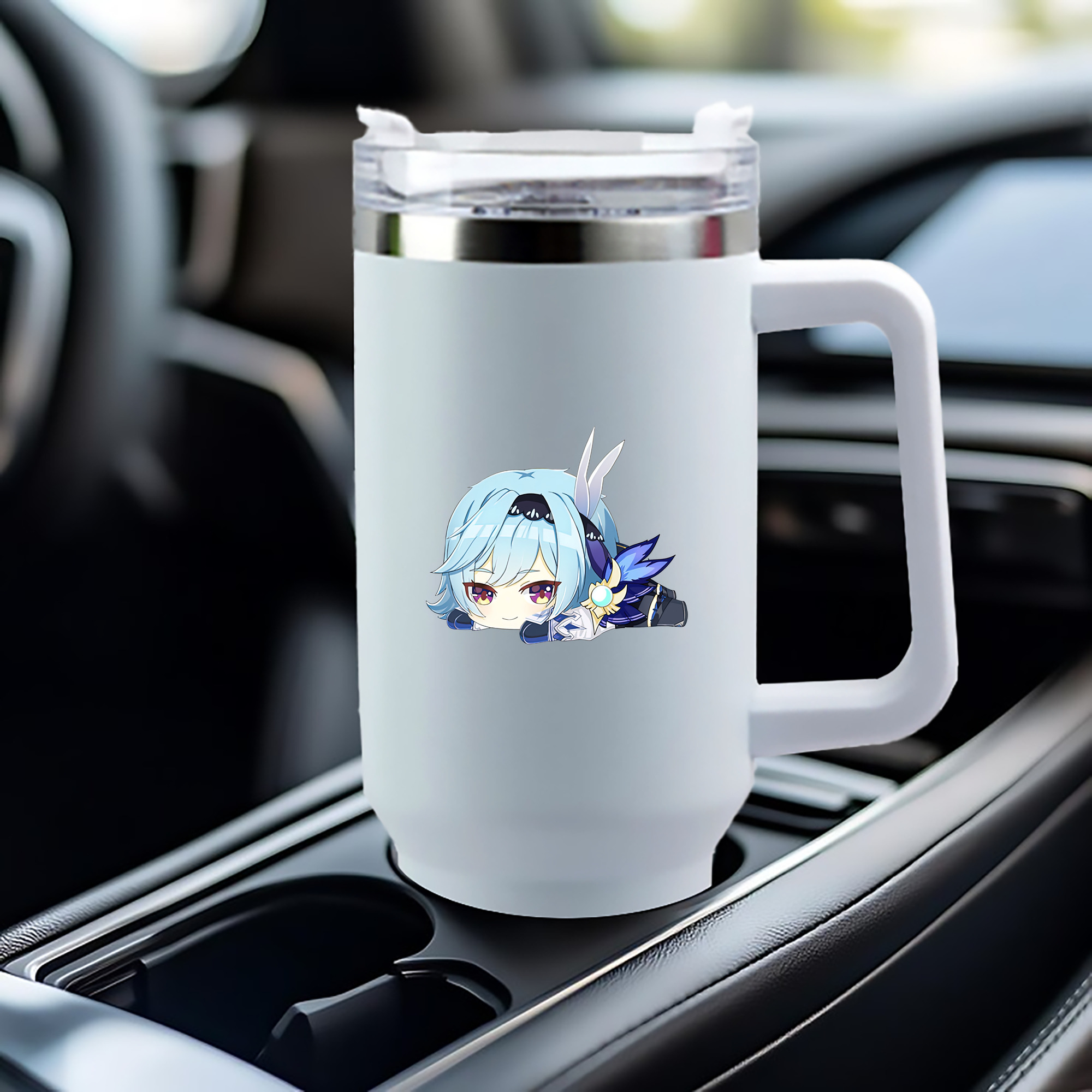 げんし神 优菈 ゆうら genshin Yūra 1200mL車用タンブラー（カラープリント）
