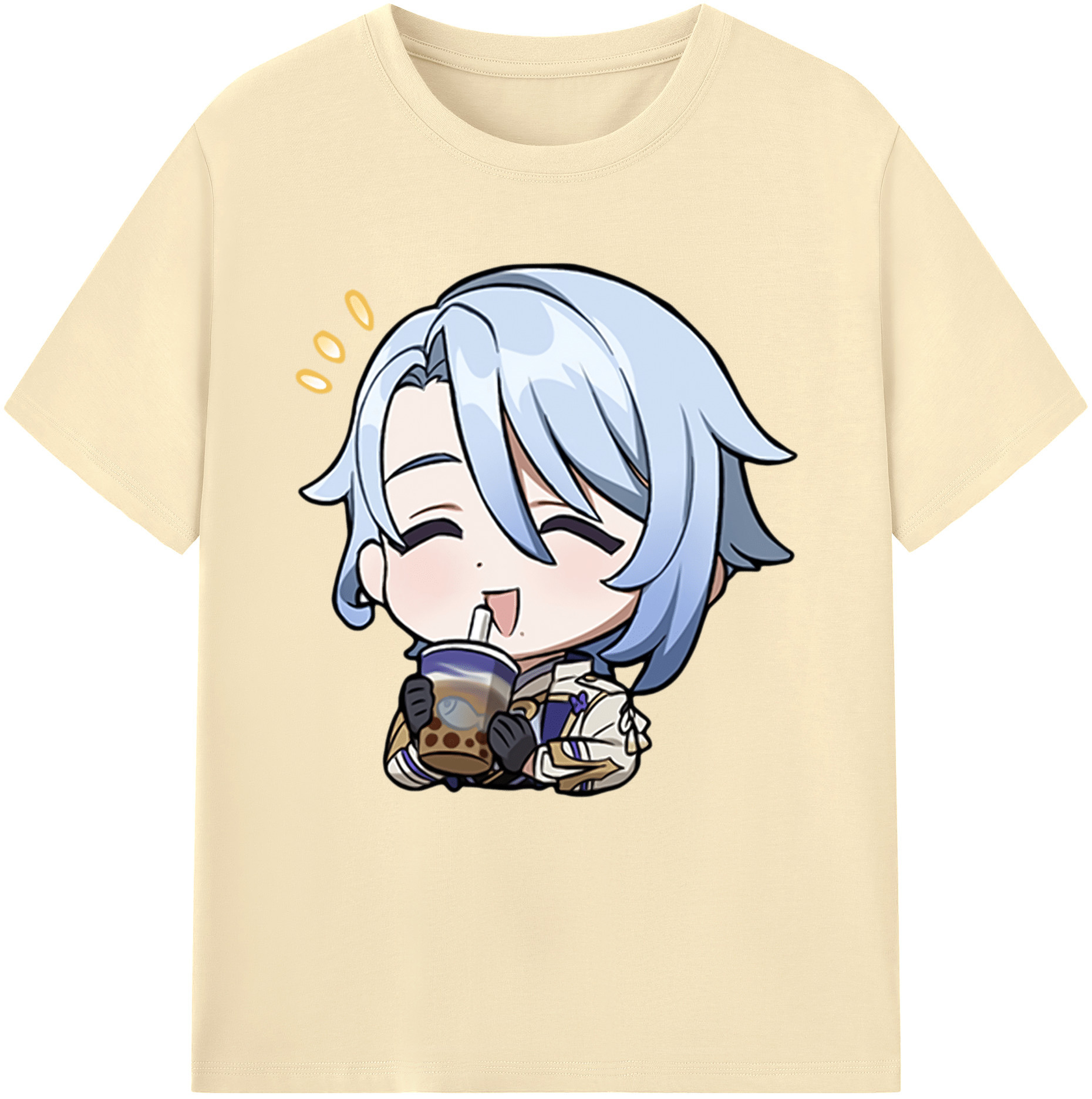 げんし神 神里綾人 かみさとあやと genshin Kamisato Ayato 綿100％半袖Tシャツ（フロントプリント）