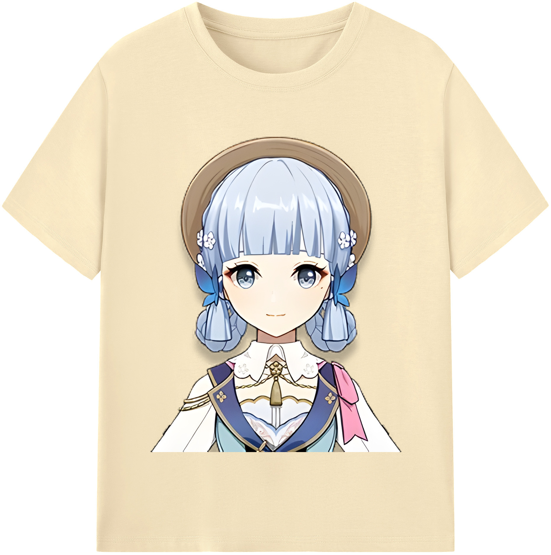 げんし神 神里綾華 神宮寺レン genshin Kamimiya Ren 綿100％半袖Tシャツ（フロントプリント）