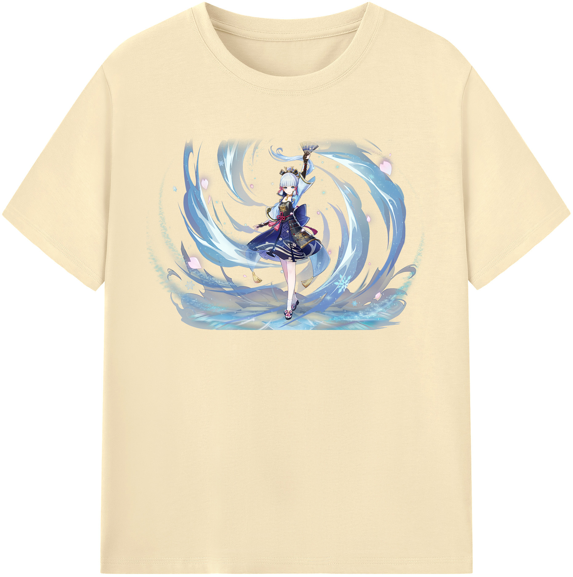 げんし神 神里綾華 神宮寺レン genshin Kamimiya Ren 綿100％半袖Tシャツ（フロントプリント）