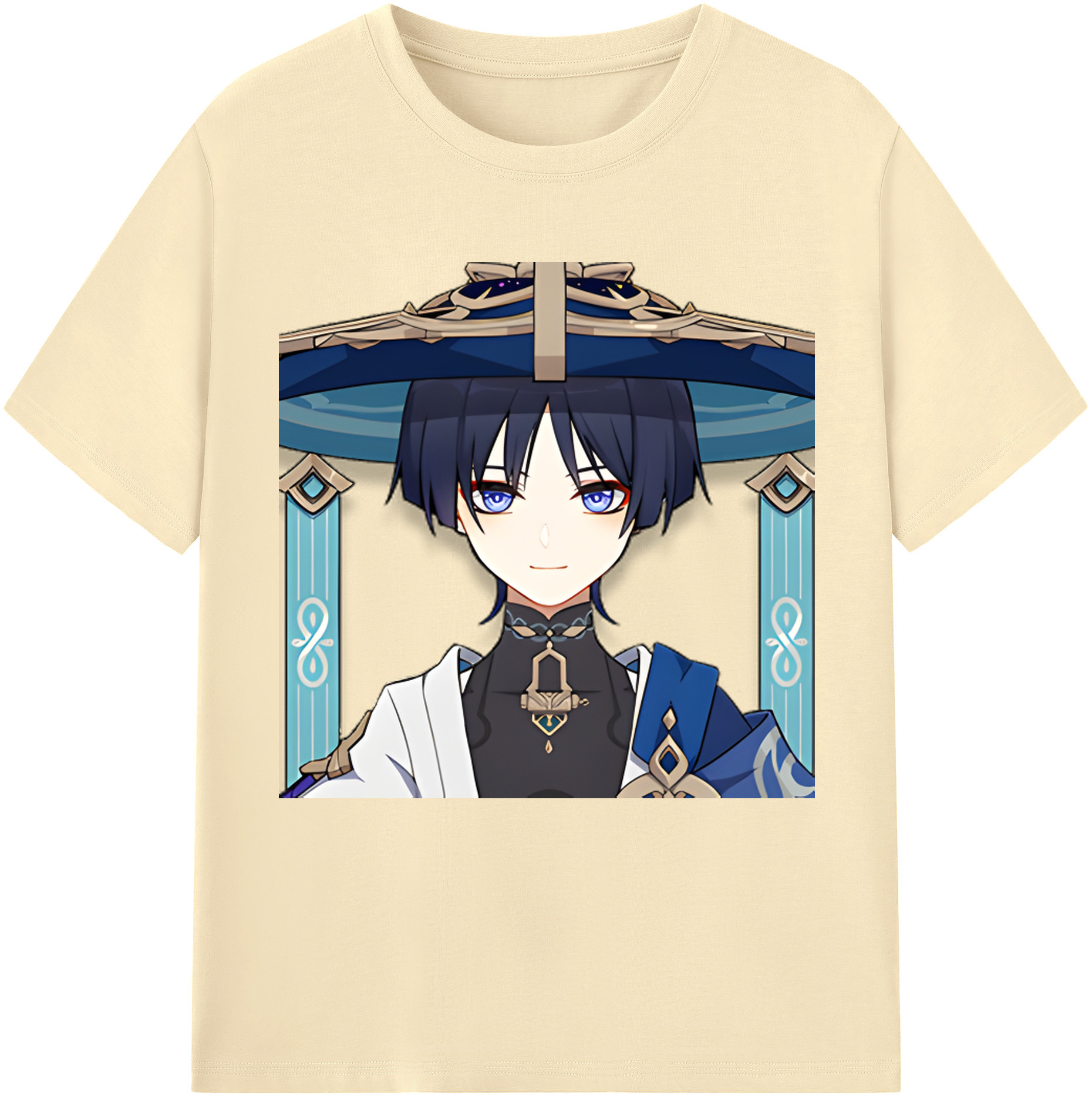 げんし神 さんペい genshin Sanpei 綿100％半袖Tシャツ（フロントプリント）