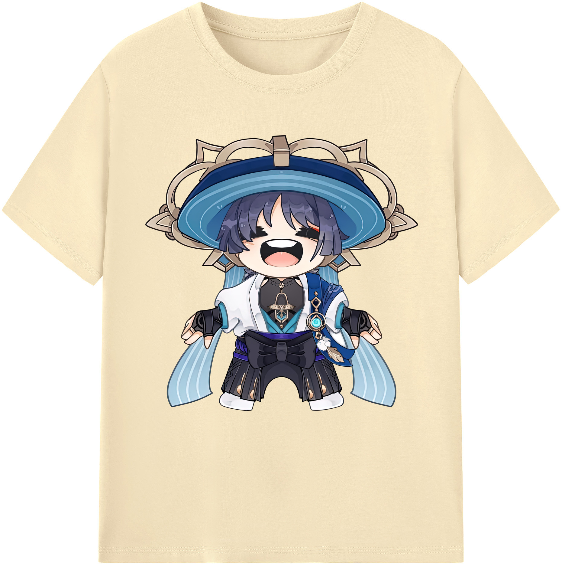 げんし神 さんペい genshin Sanpei 綿100％半袖Tシャツ（フロントプリント）