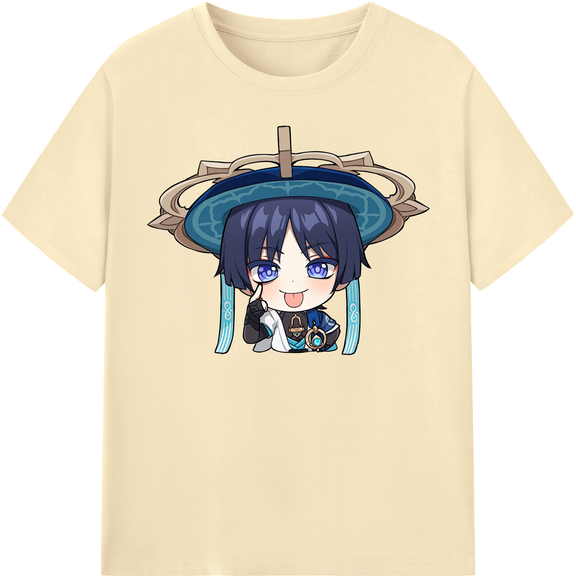 げんし神 さんペい genshin Sanpei 綿100％半袖Tシャツ（フロントプリント）