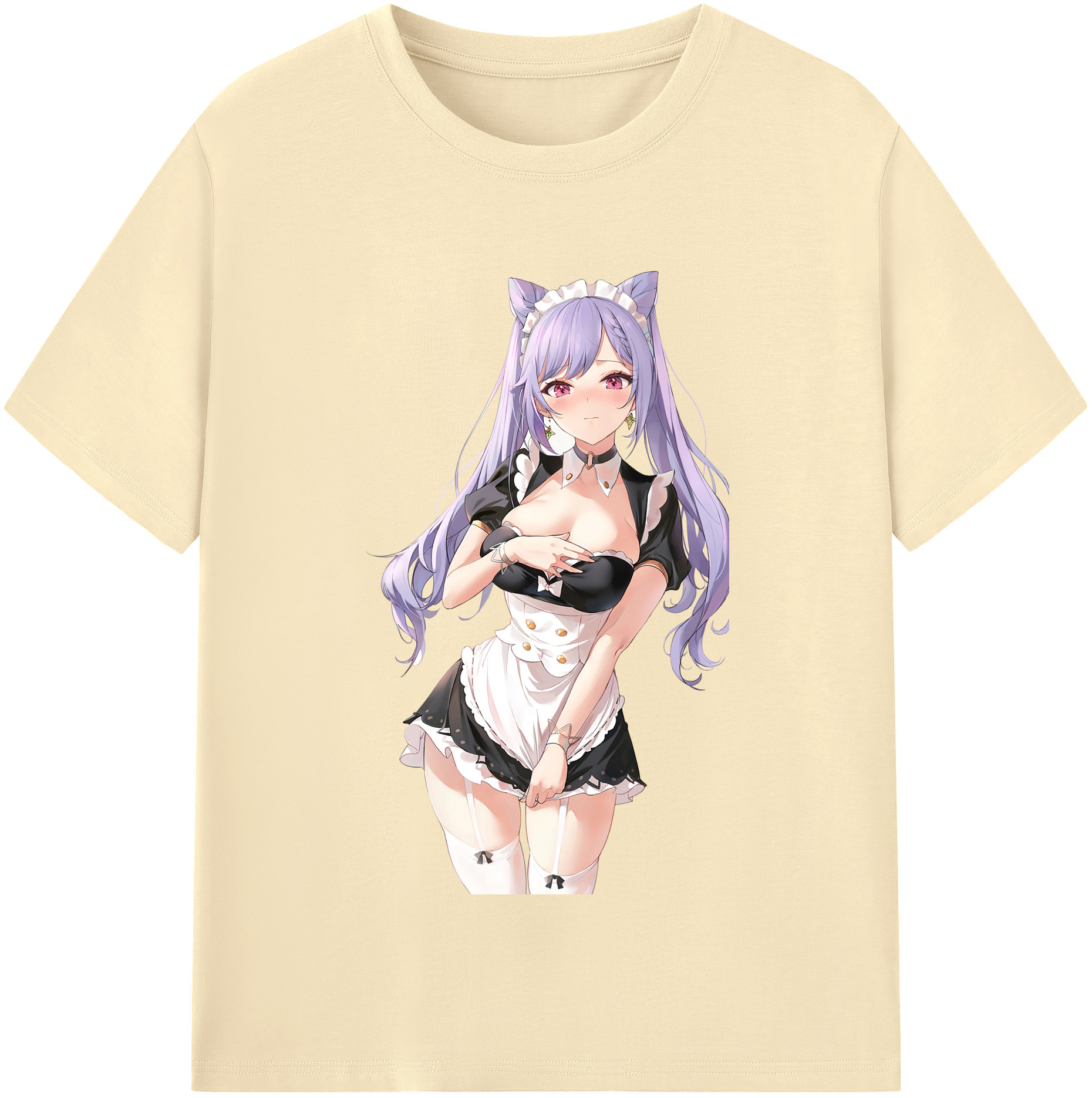 げんし神 刻晴 こくせい genshin Kokusei 綿100％半袖Tシャツ（フロントプリント）