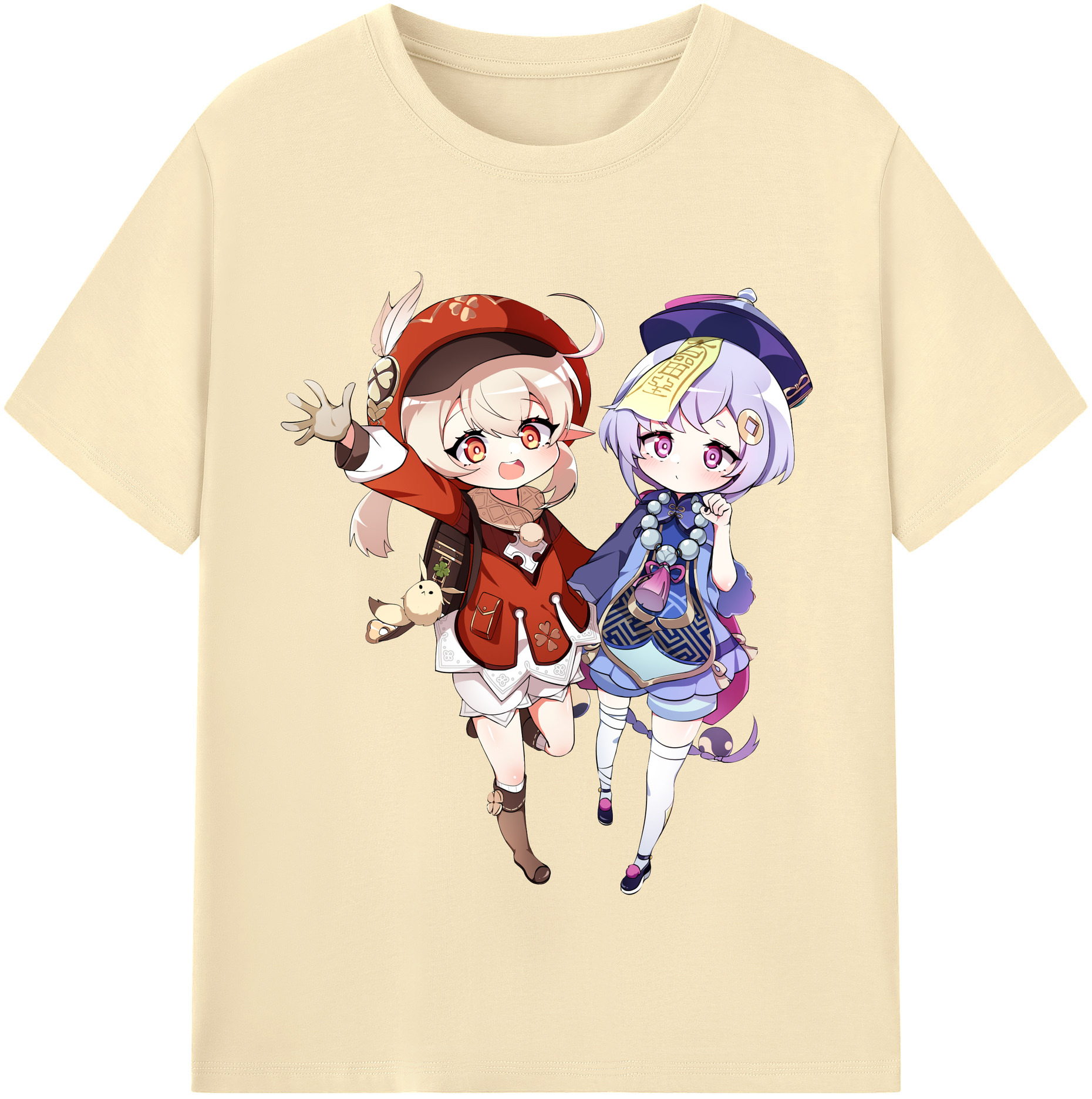 げんし神 七七 なな  genshin Nana 綿100％半袖Tシャツ（フロントプリント）
