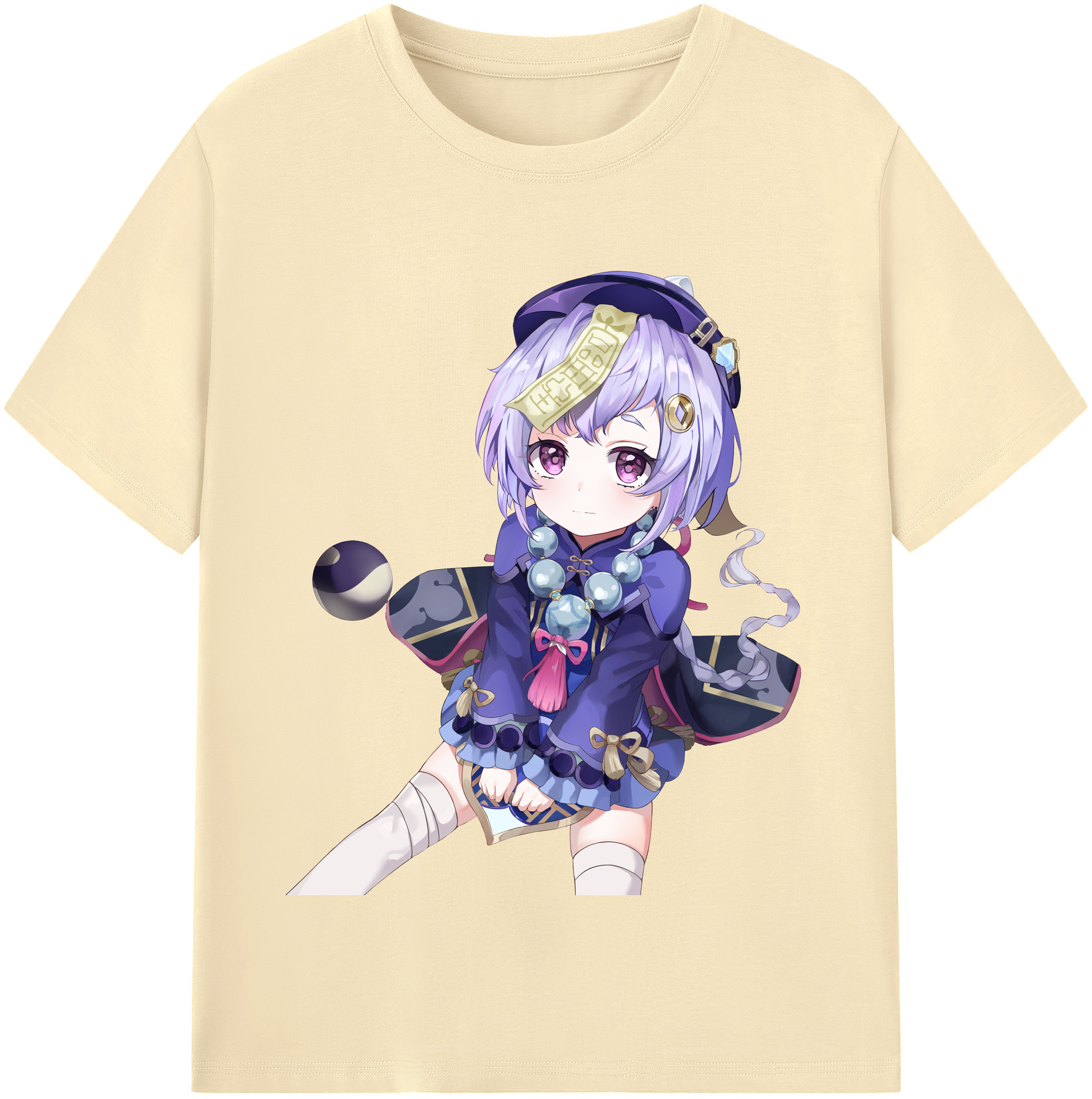 げんし神 七七 なな  genshin Nana 綿100％半袖Tシャツ（フロントプリント）