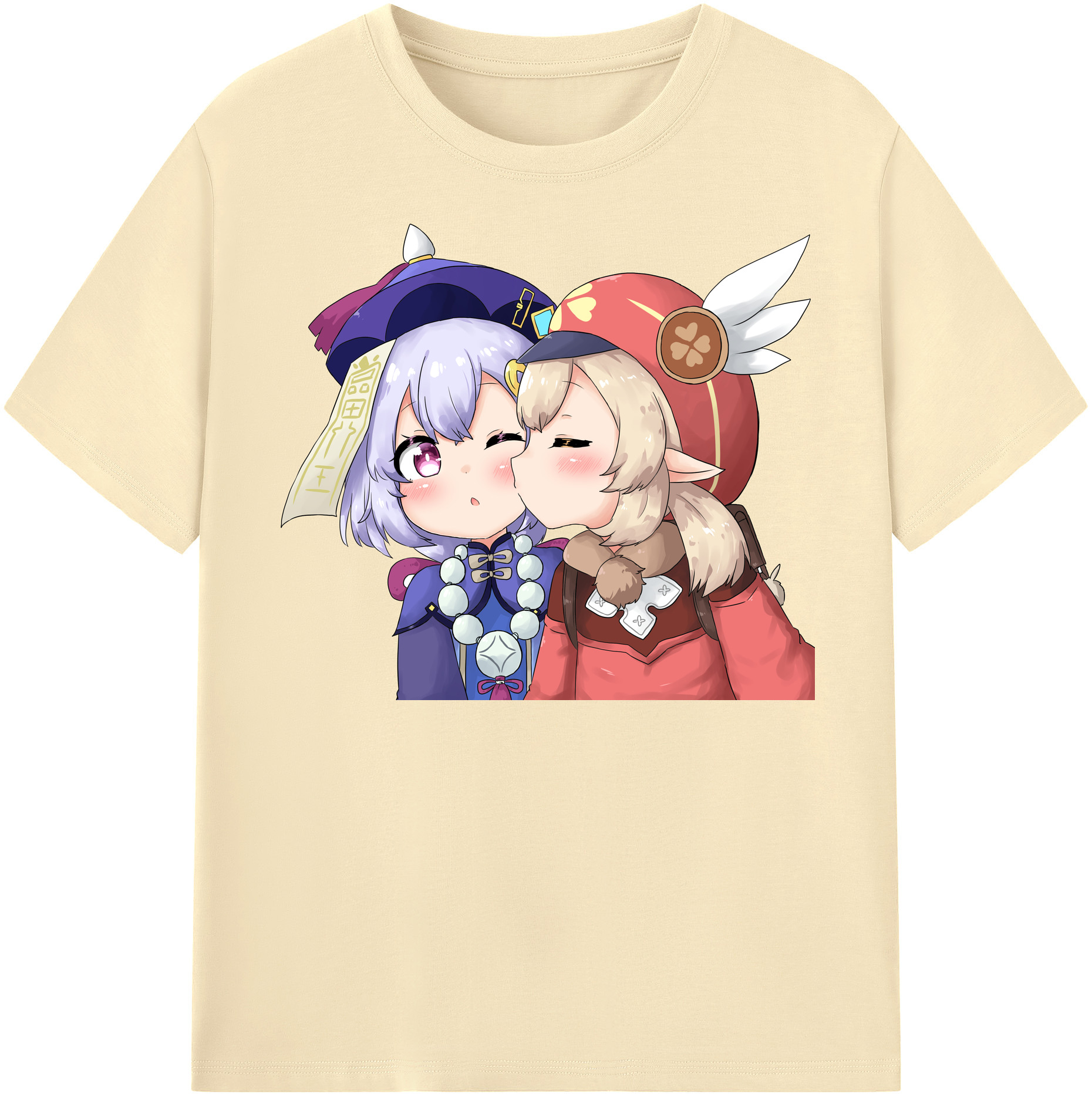 げんし神 七七 なな  genshin Nana 綿100％半袖Tシャツ（フロントプリント）