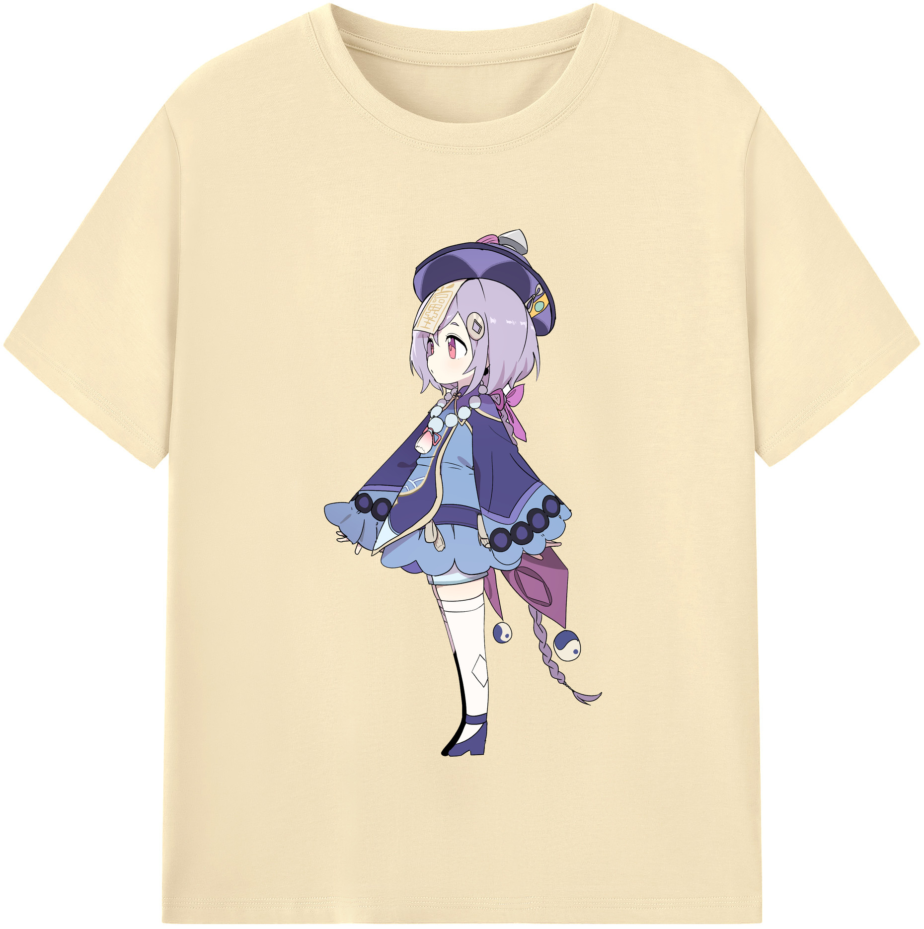げんし神 七七 なな  genshin Nana 綿100％半袖Tシャツ（フロントプリント）