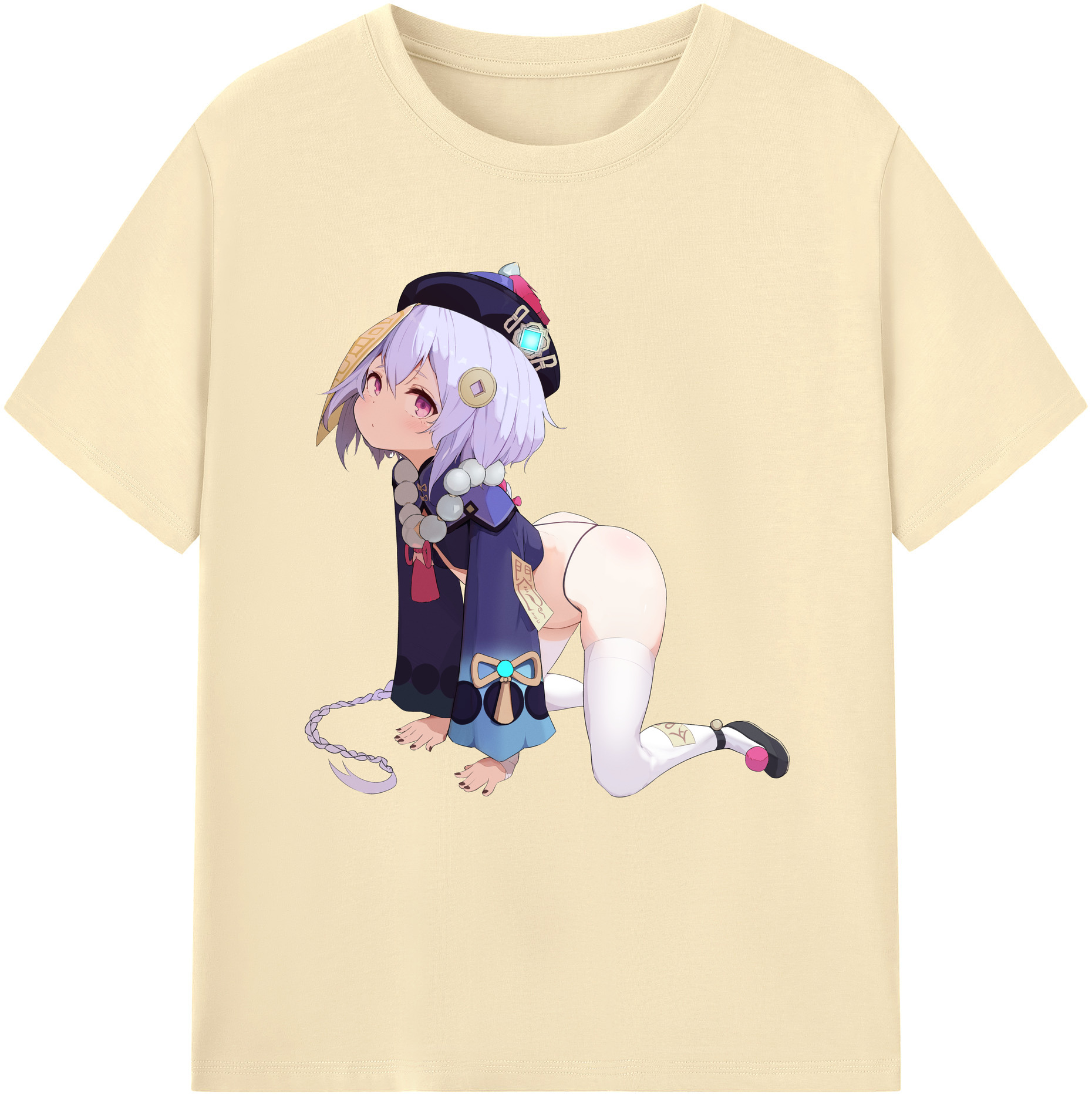 げんし神 七七 なな  genshin Nana 綿100％半袖Tシャツ（フロントプリント）