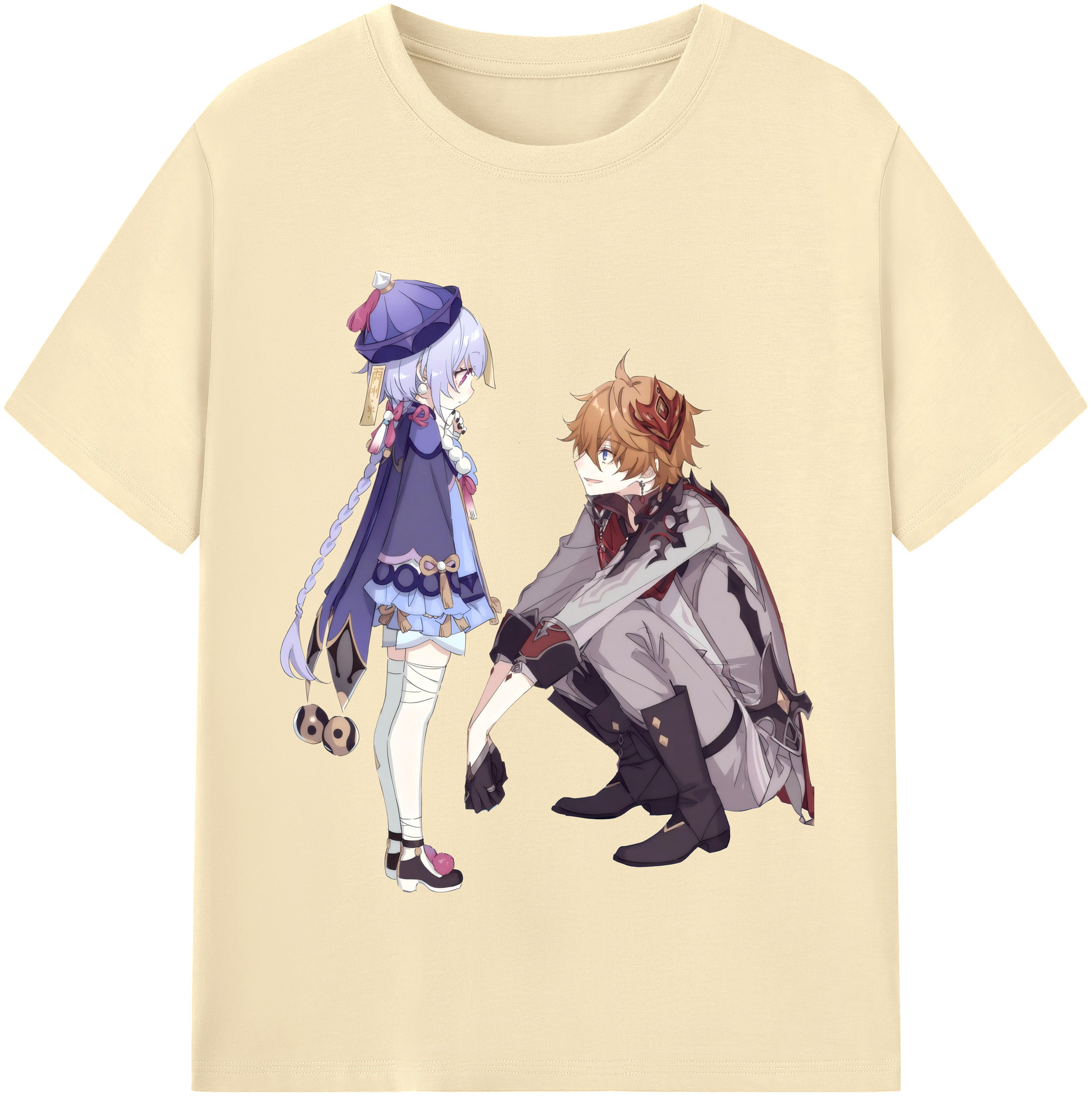 げんし神 七七 なな  genshin Nana 綿100％半袖Tシャツ（フロントプリント）