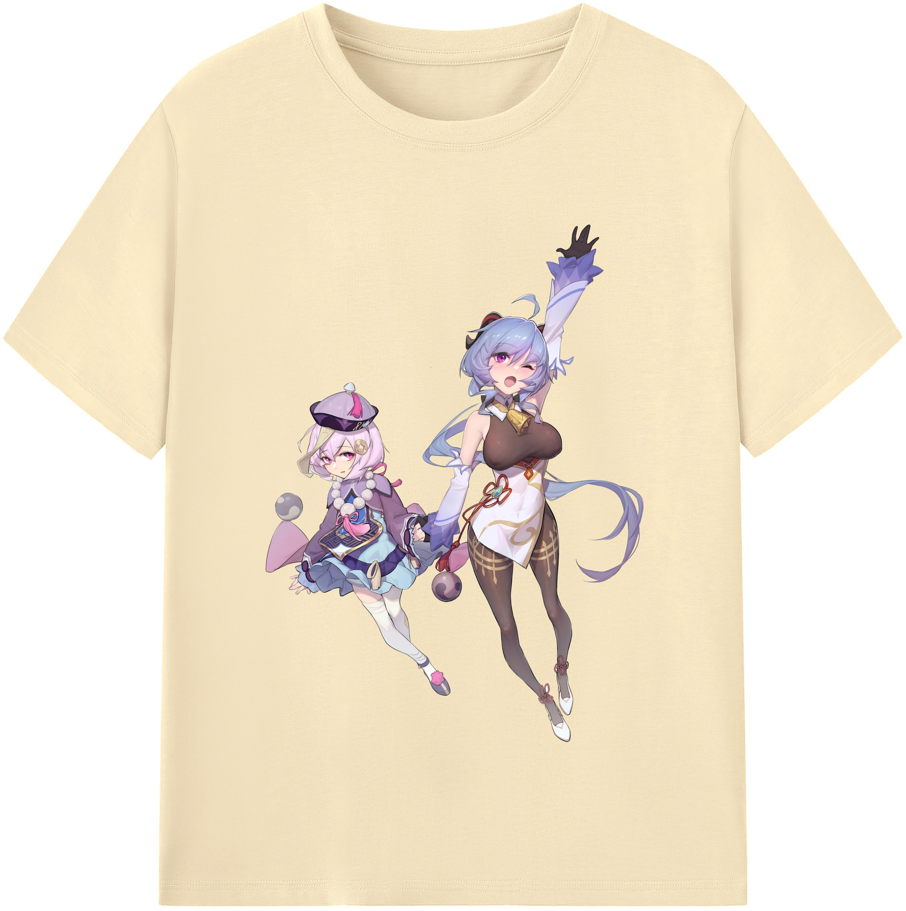 げんし神 七七 なな  genshin Nana 綿100％半袖Tシャツ（フロントプリント）