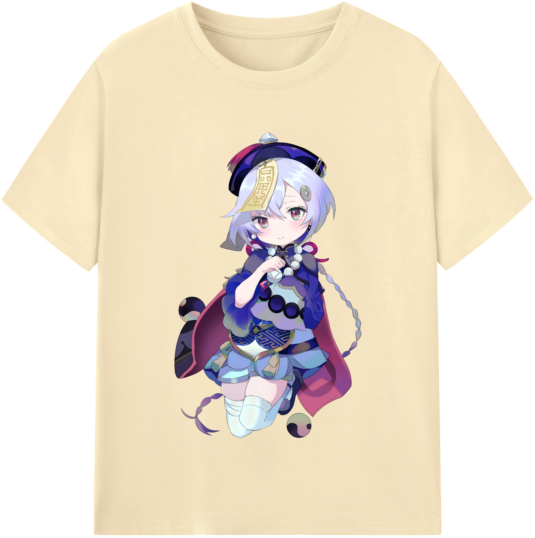 げんし神 七七 なな  genshin Nana 綿100％半袖Tシャツ（フロントプリント）