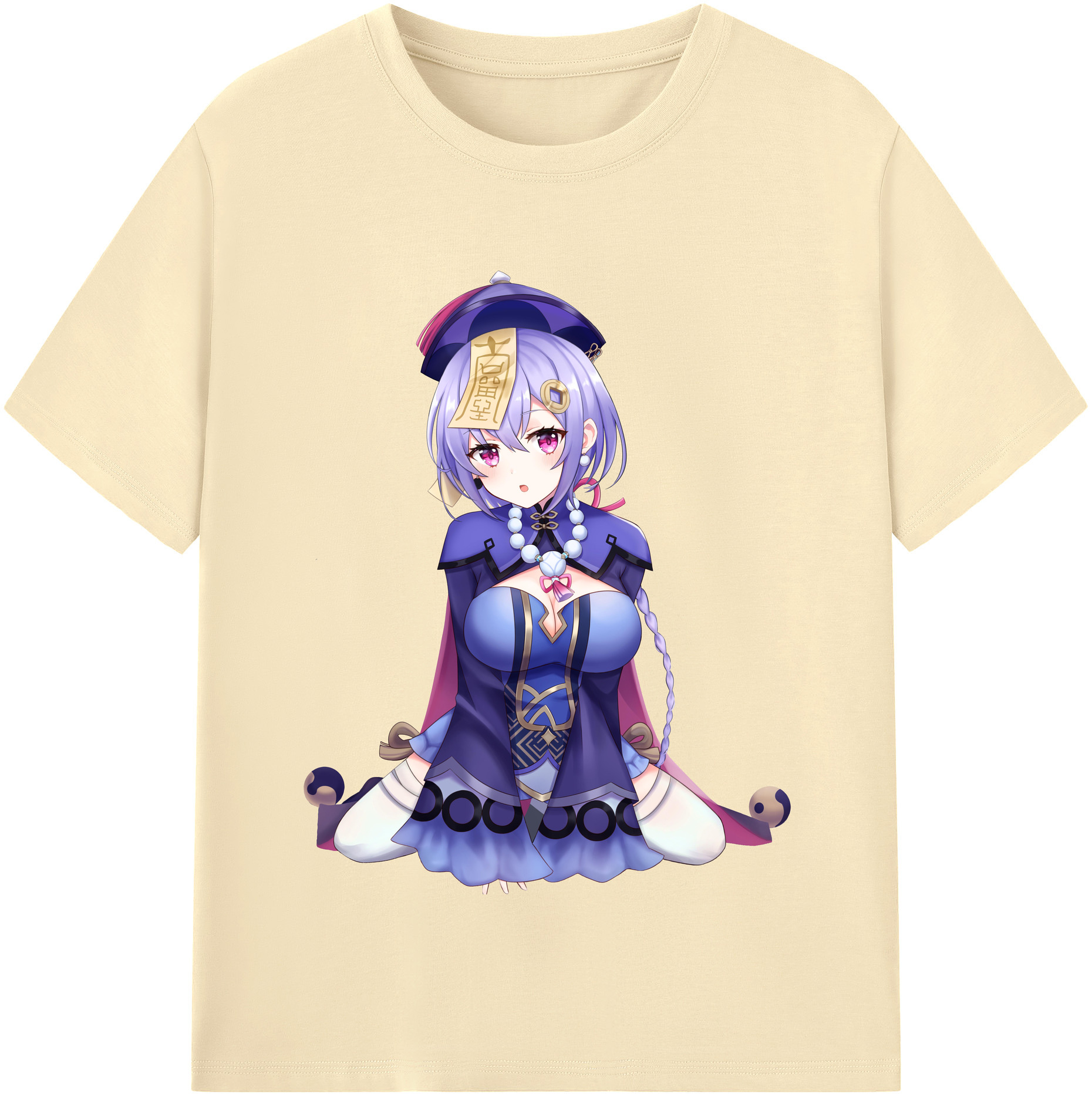 げんし神 七七 なな  genshin Nana 綿100％半袖Tシャツ（フロントプリント）