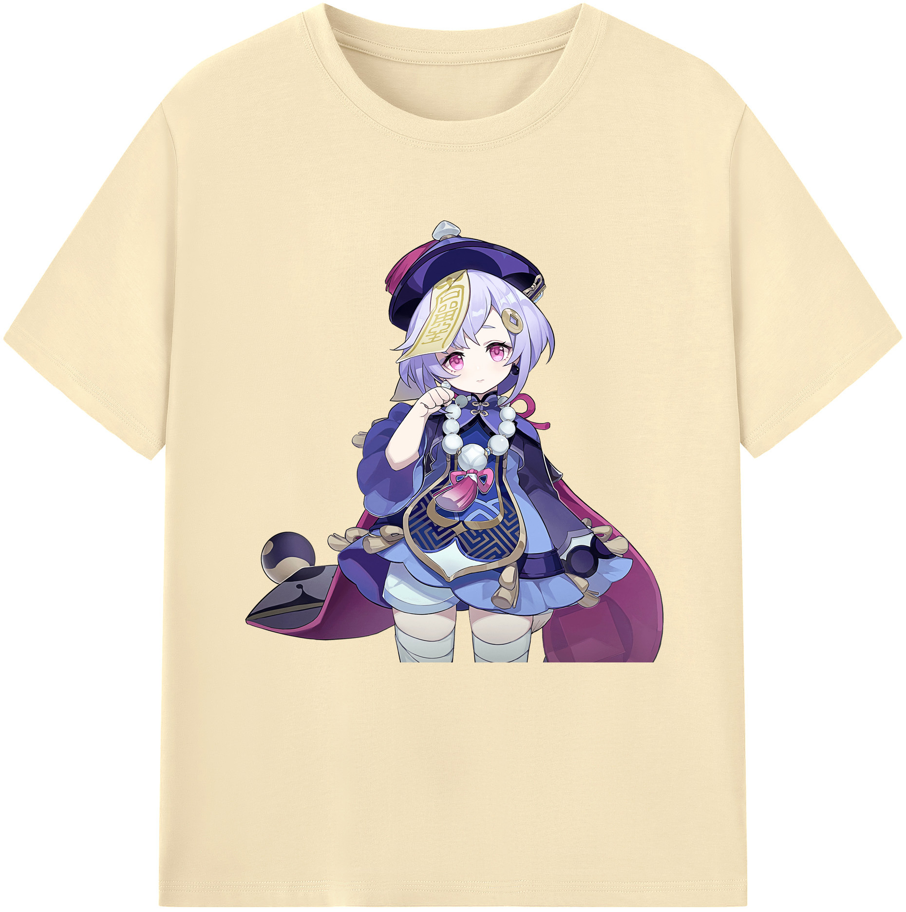 げんし神 七七 なな  genshin Nana 綿100％半袖Tシャツ（フロントプリント）