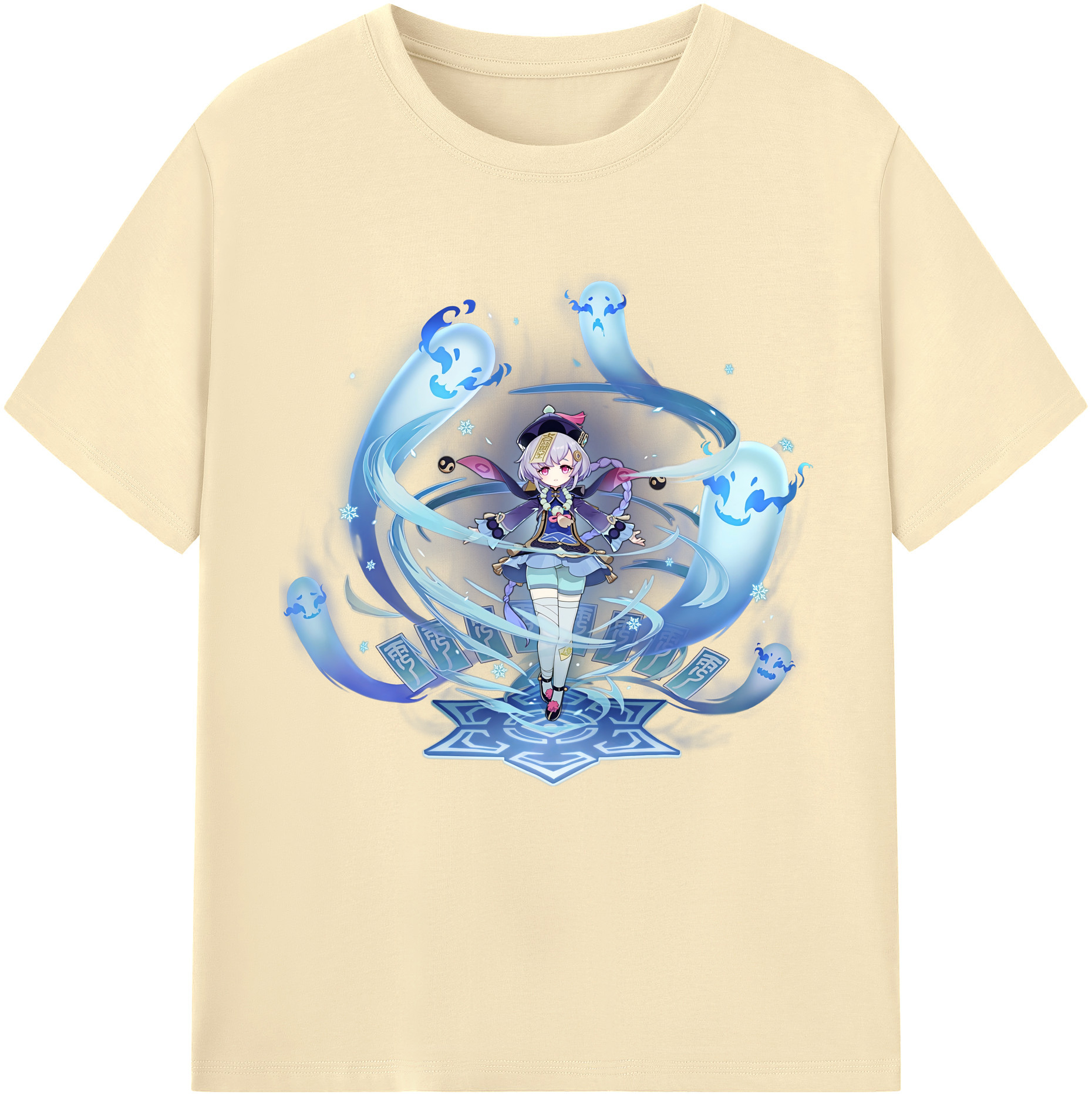 げんし神 七七 なな  genshin Nana 綿100％半袖Tシャツ（フロントプリント）