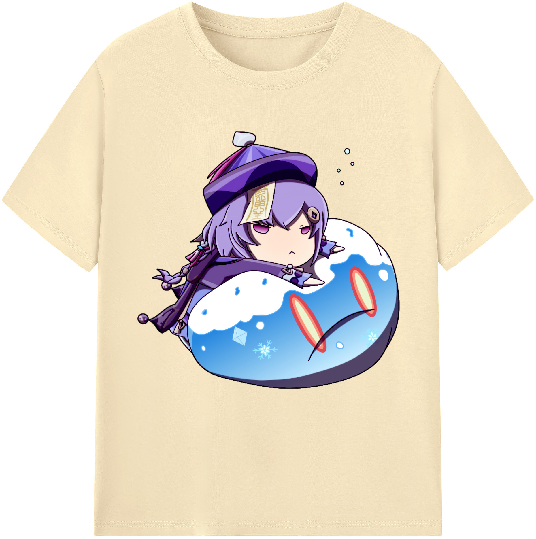 げんし神 七七 なな  genshin Nana 綿100％半袖Tシャツ（フロントプリント）