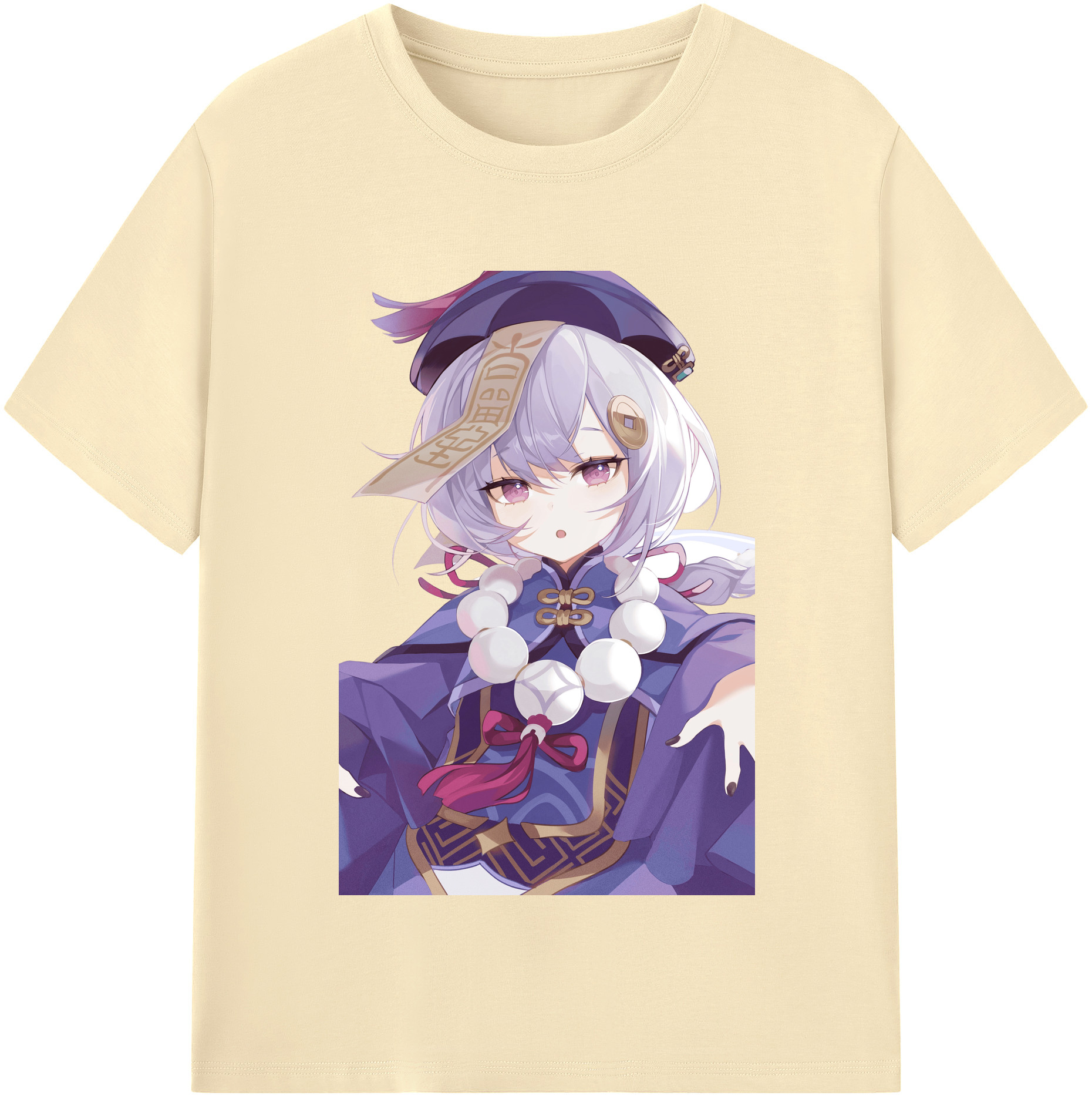 げんし神 七七 なな  genshin Nana 綿100％半袖Tシャツ（フロントプリント）