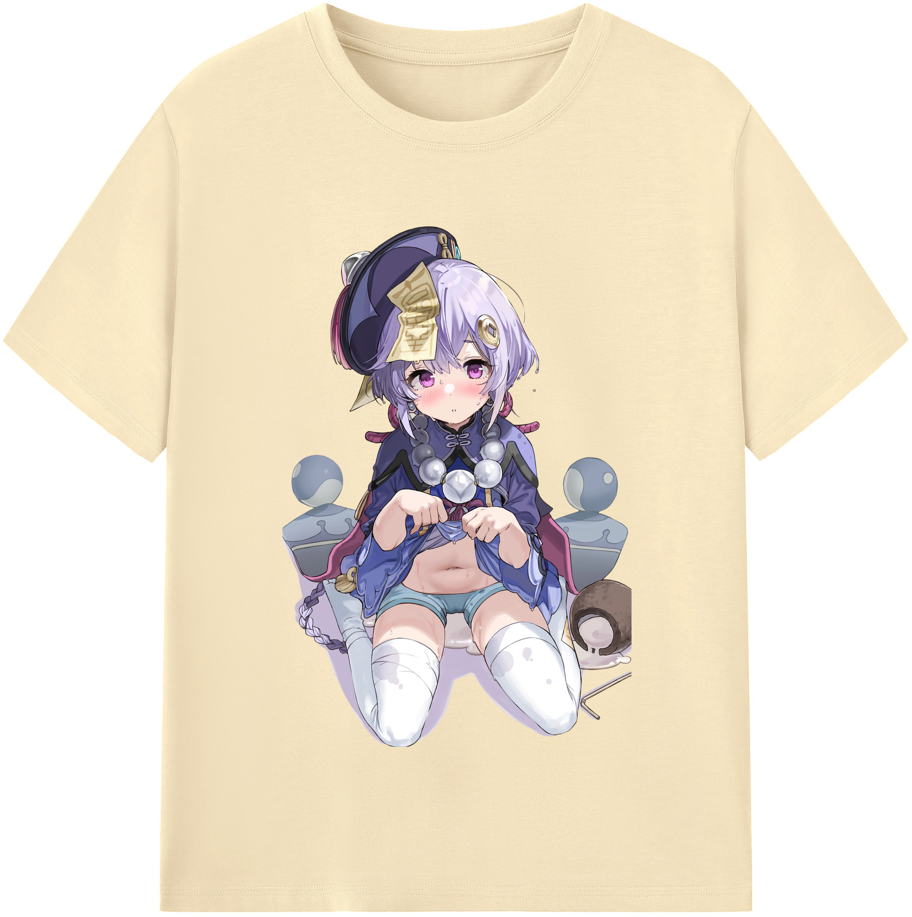 げんし神 七七 なな  genshin Nana 綿100％半袖Tシャツ（フロントプリント）