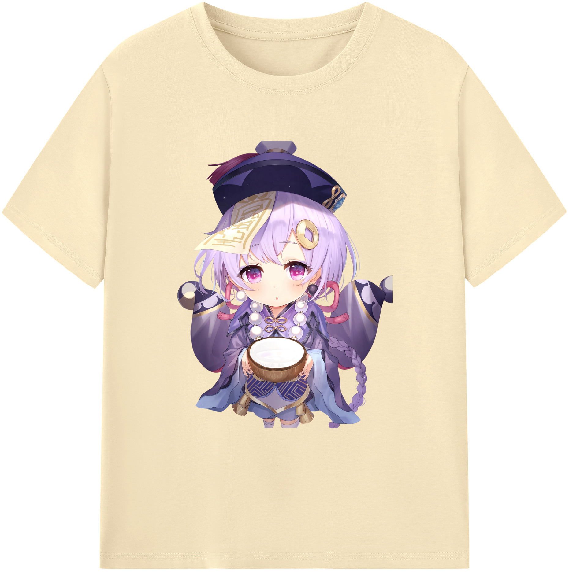 げんし神 七七 なな  genshin Nana 綿100％半袖Tシャツ（フロントプリント）