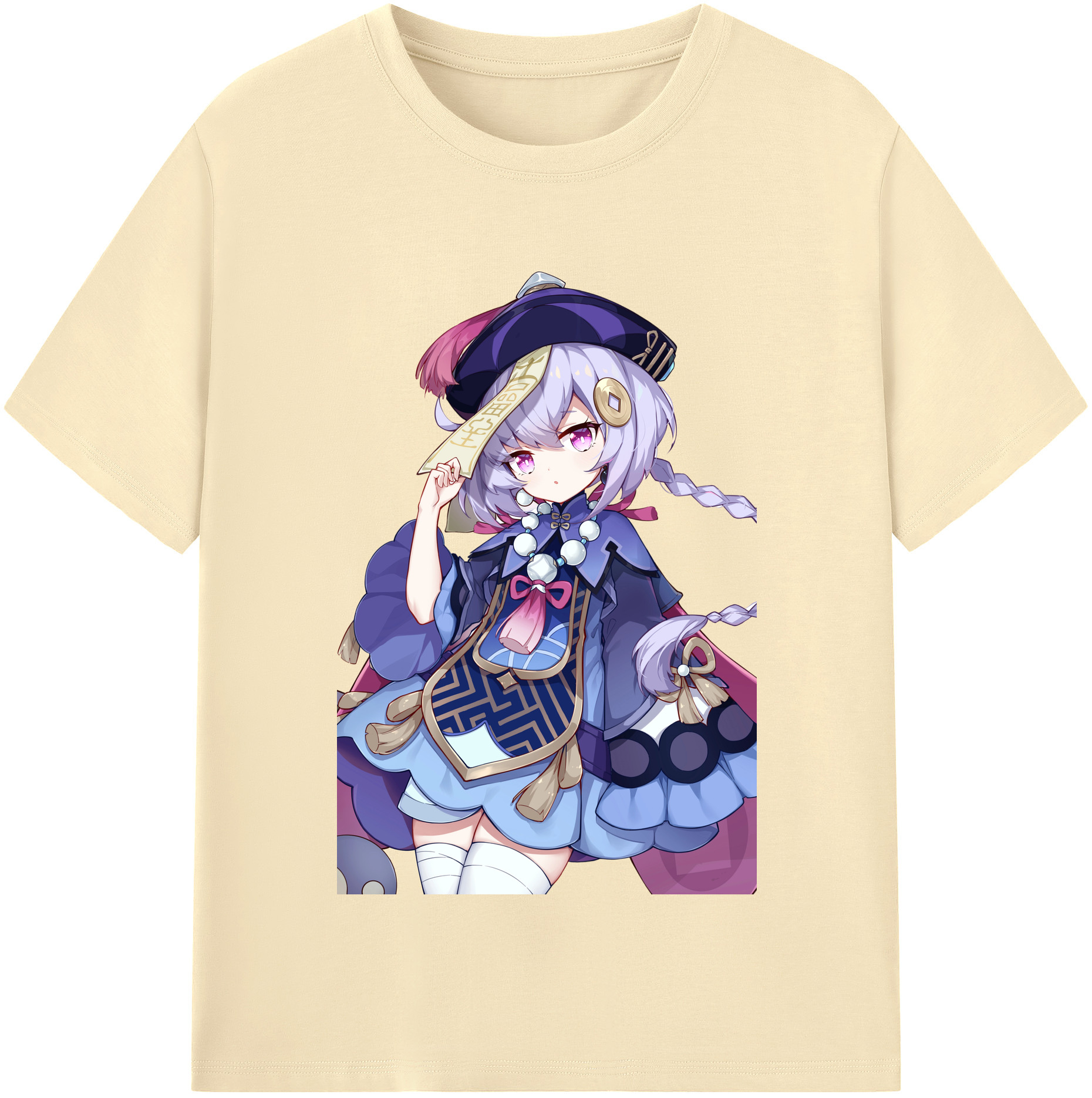 げんし神 七七 なな  genshin Nana 綿100％半袖Tシャツ（フロントプリント）