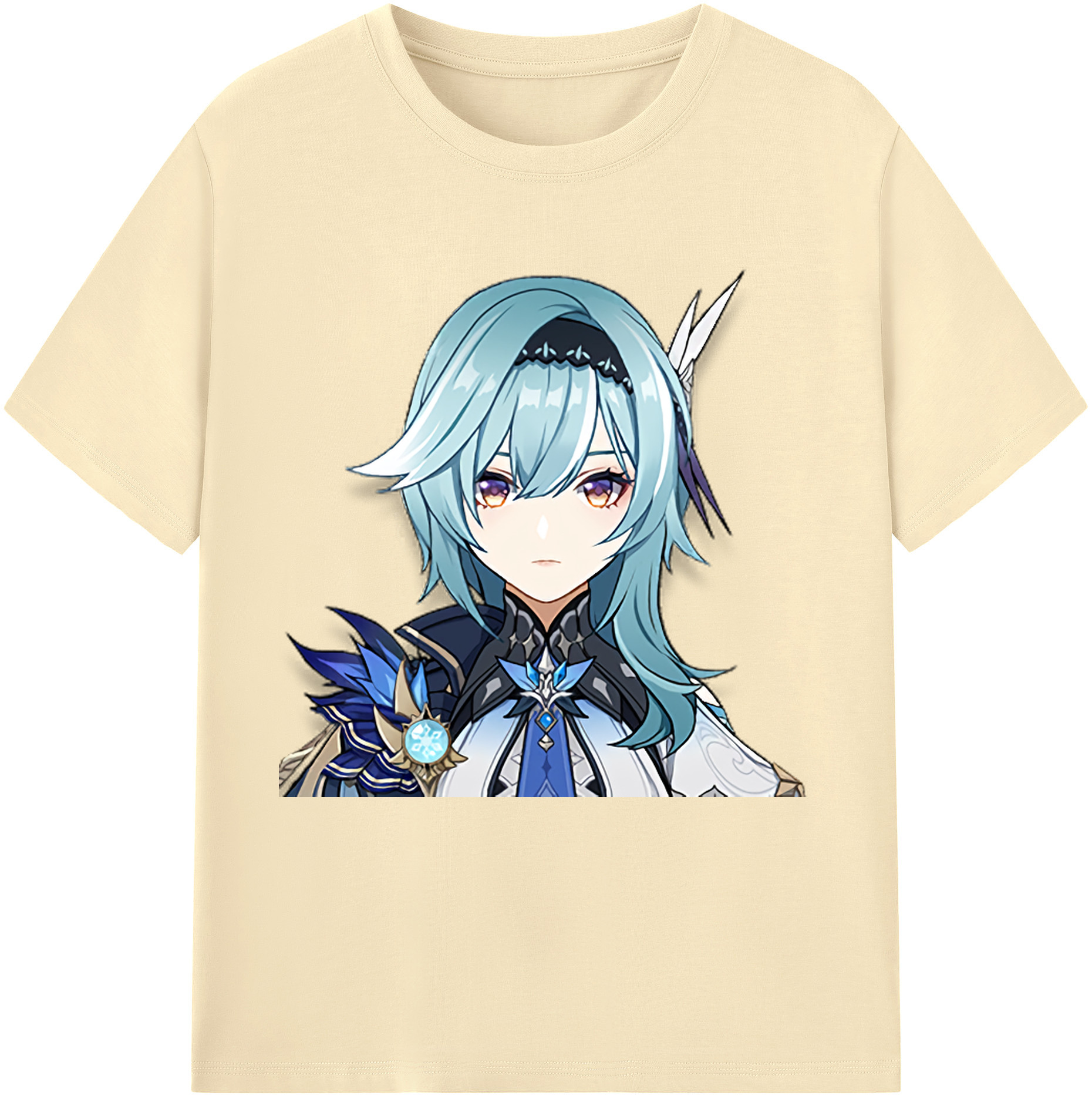 げんし神 优菈 ゆうら genshin Yūra 綿100％半袖Tシャツ（フロントプリント）