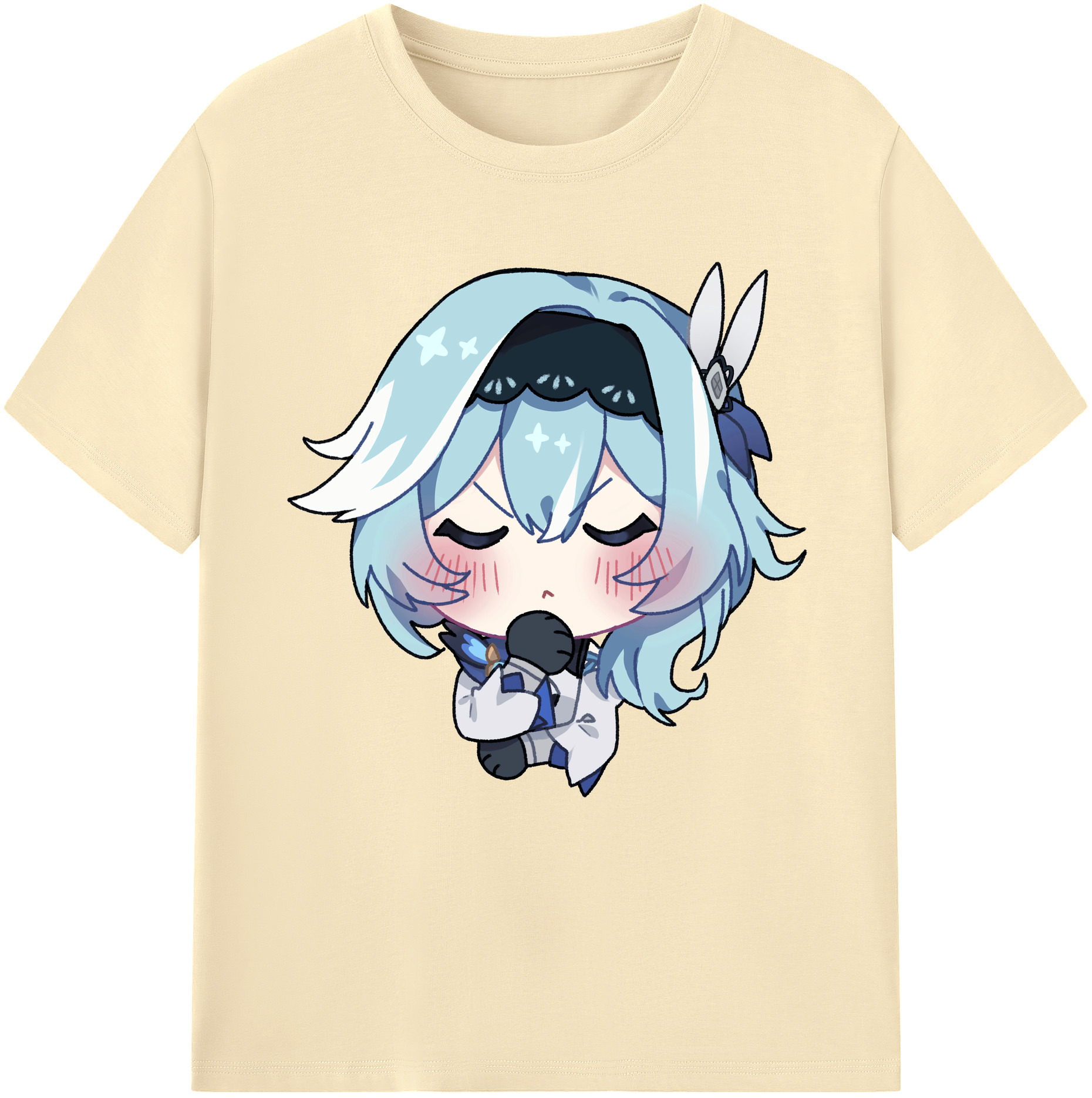 げんし神 优菈 ゆうら genshin Yūra 綿100％半袖Tシャツ（フロントプリント）