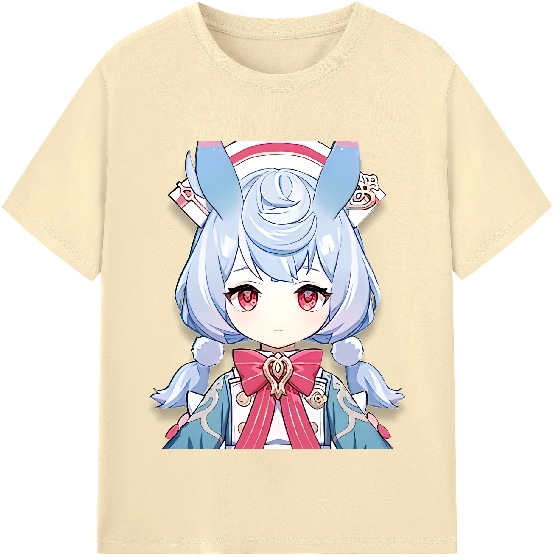 げんし神 シゲウィン genshin Shigewin 綿100％半袖Tシャツ（フロントプリント）