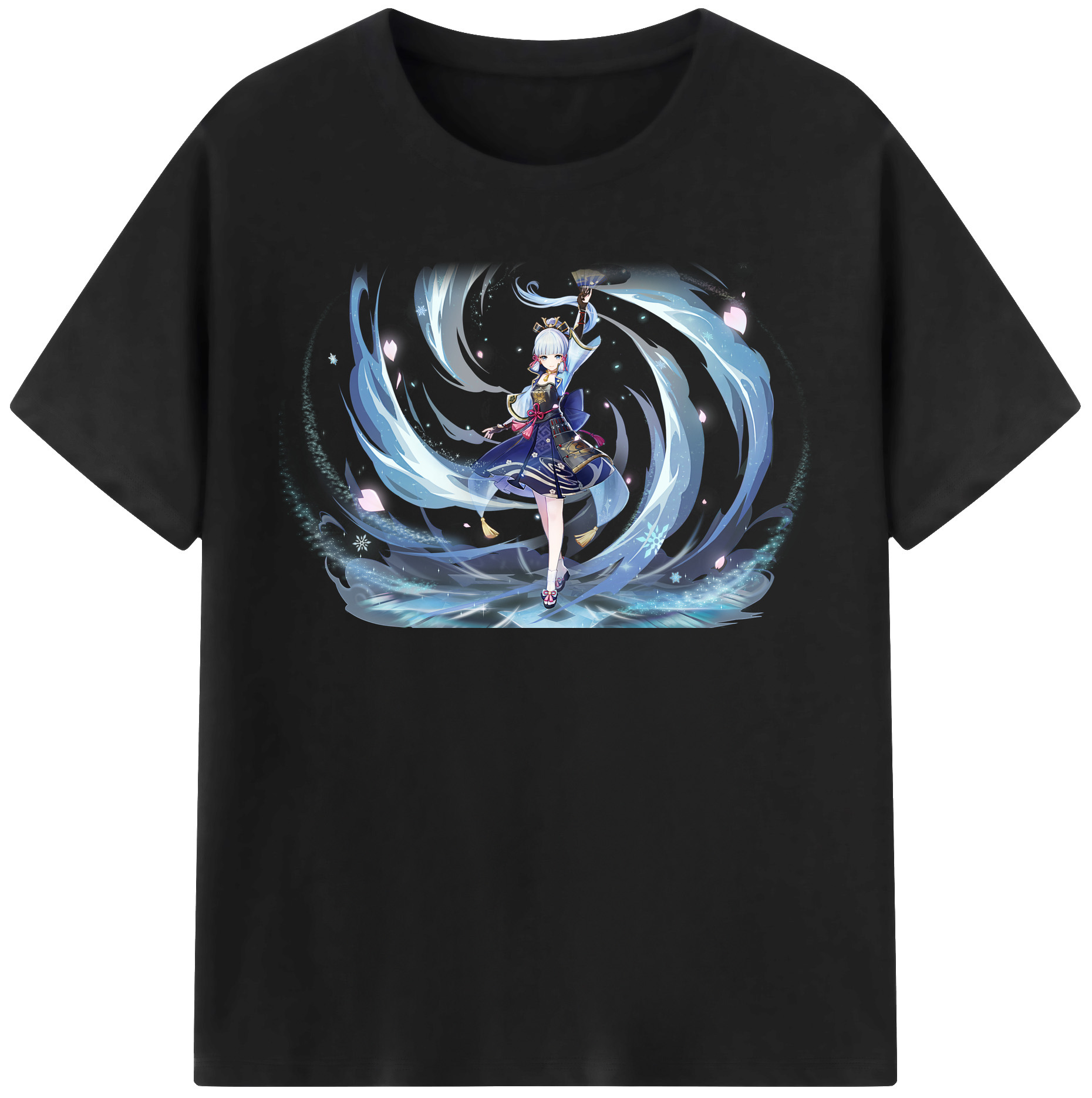 げんし神 神里綾華 神宮寺レン genshin Kamimiya Ren 綿100％半袖Tシャツ（フロントプリント）