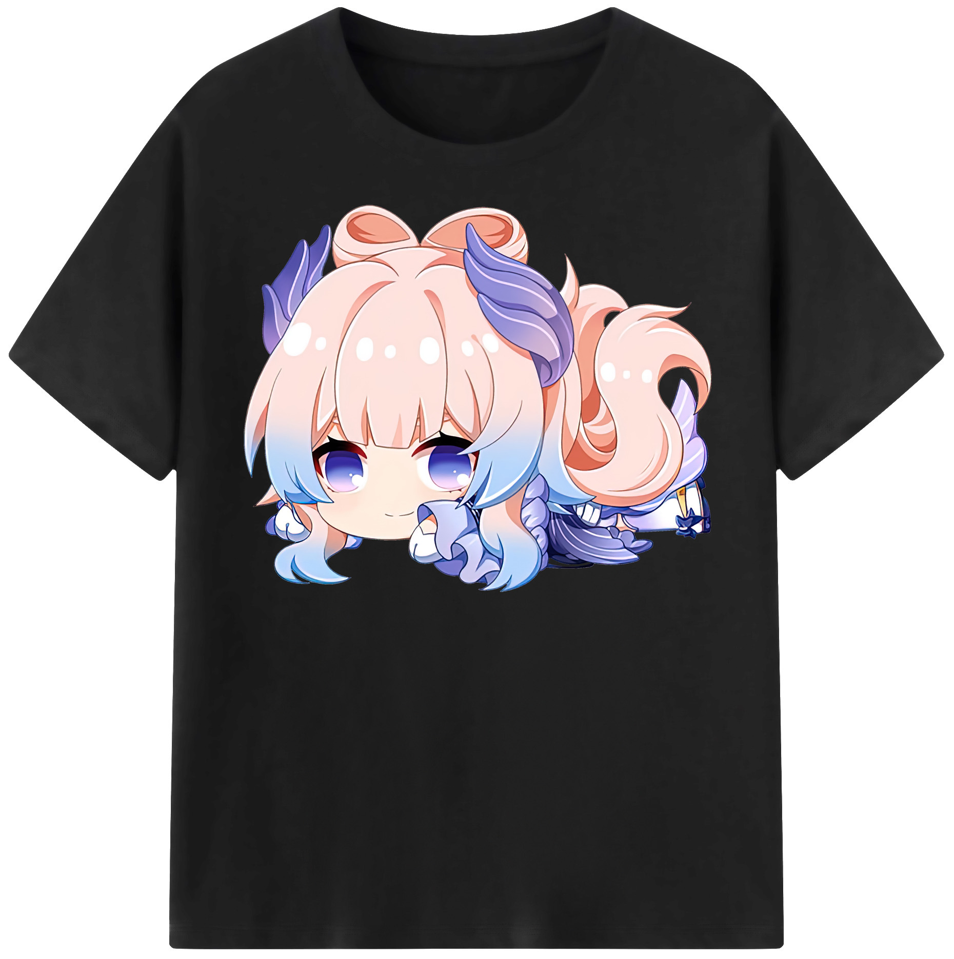 げんし神 珊瑚宮心海 サンゴノミヤ・ココミ genshin Sangonomiya Kokomi 綿100％半袖Tシャツ（フロントプリント）