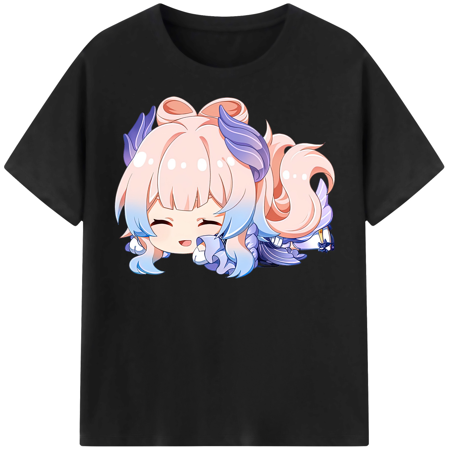 げんし神 珊瑚宮心海 サンゴノミヤ・ココミ genshin Sangonomiya Kokomi 綿100％半袖Tシャツ（フロントプリント）