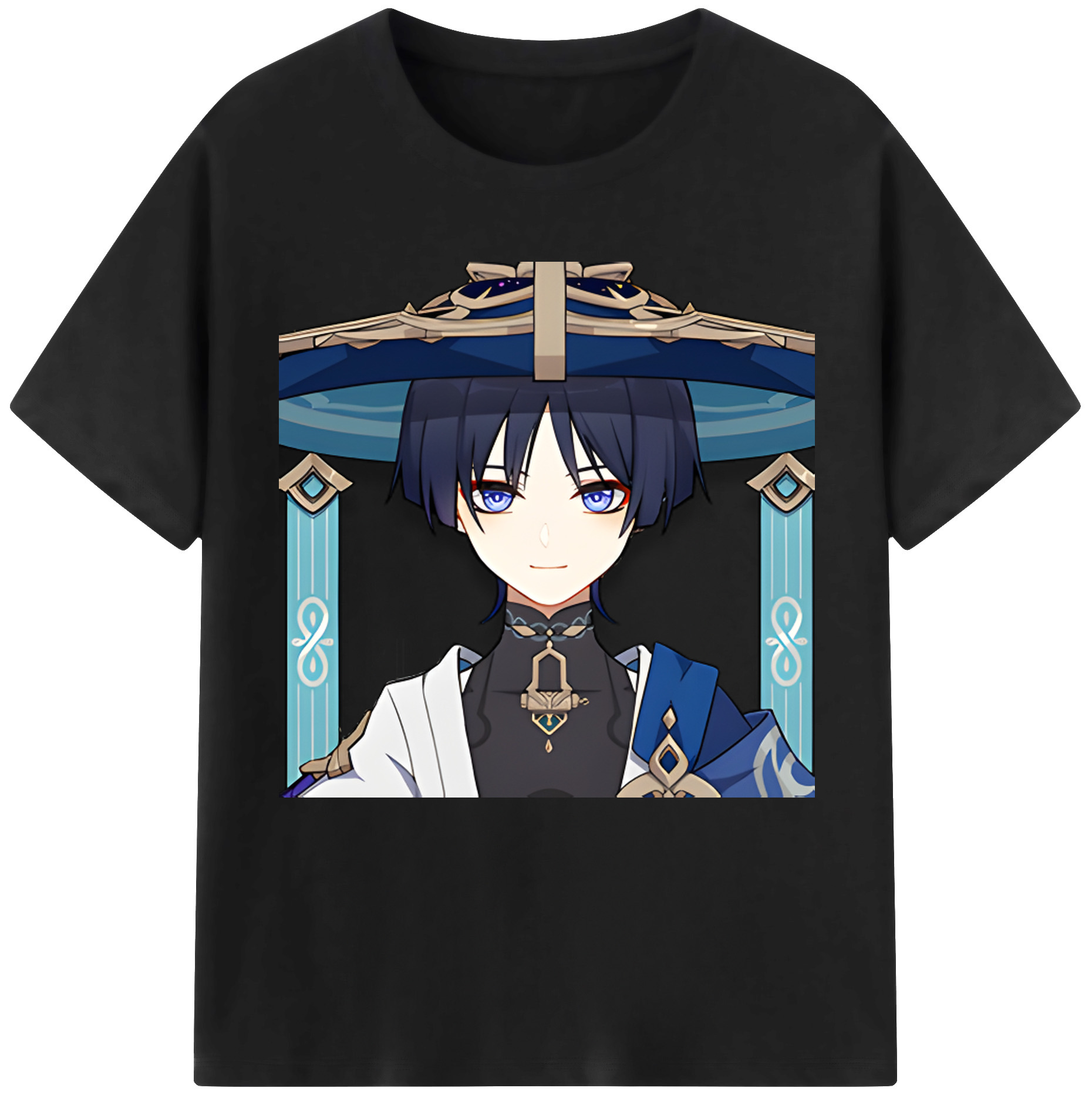 げんし神 さんペい genshin Sanpei 綿100％半袖Tシャツ（フロントプリント）