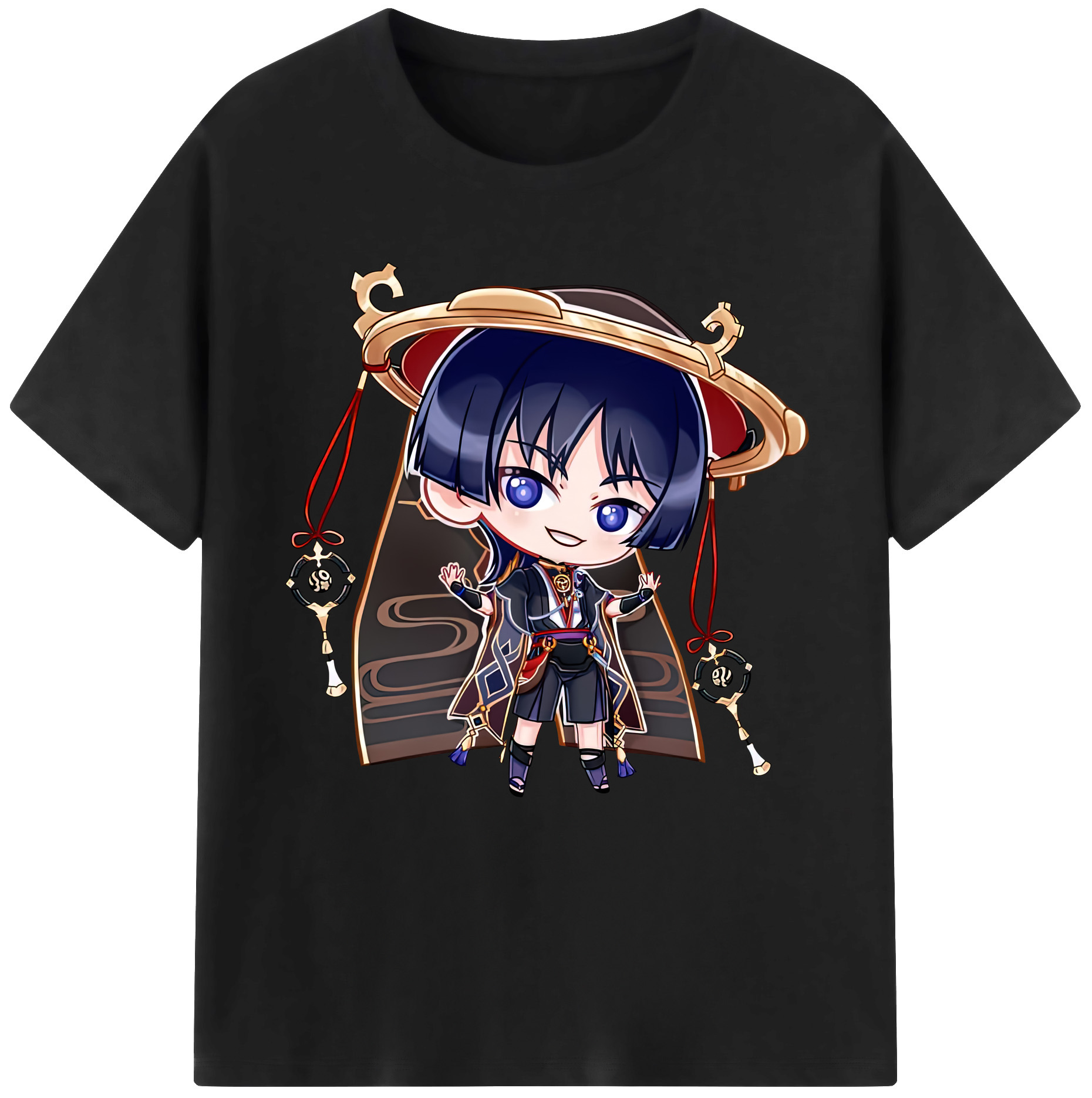 げんし神 さんペい genshin Sanpei 綿100％半袖Tシャツ（フロントプリント）