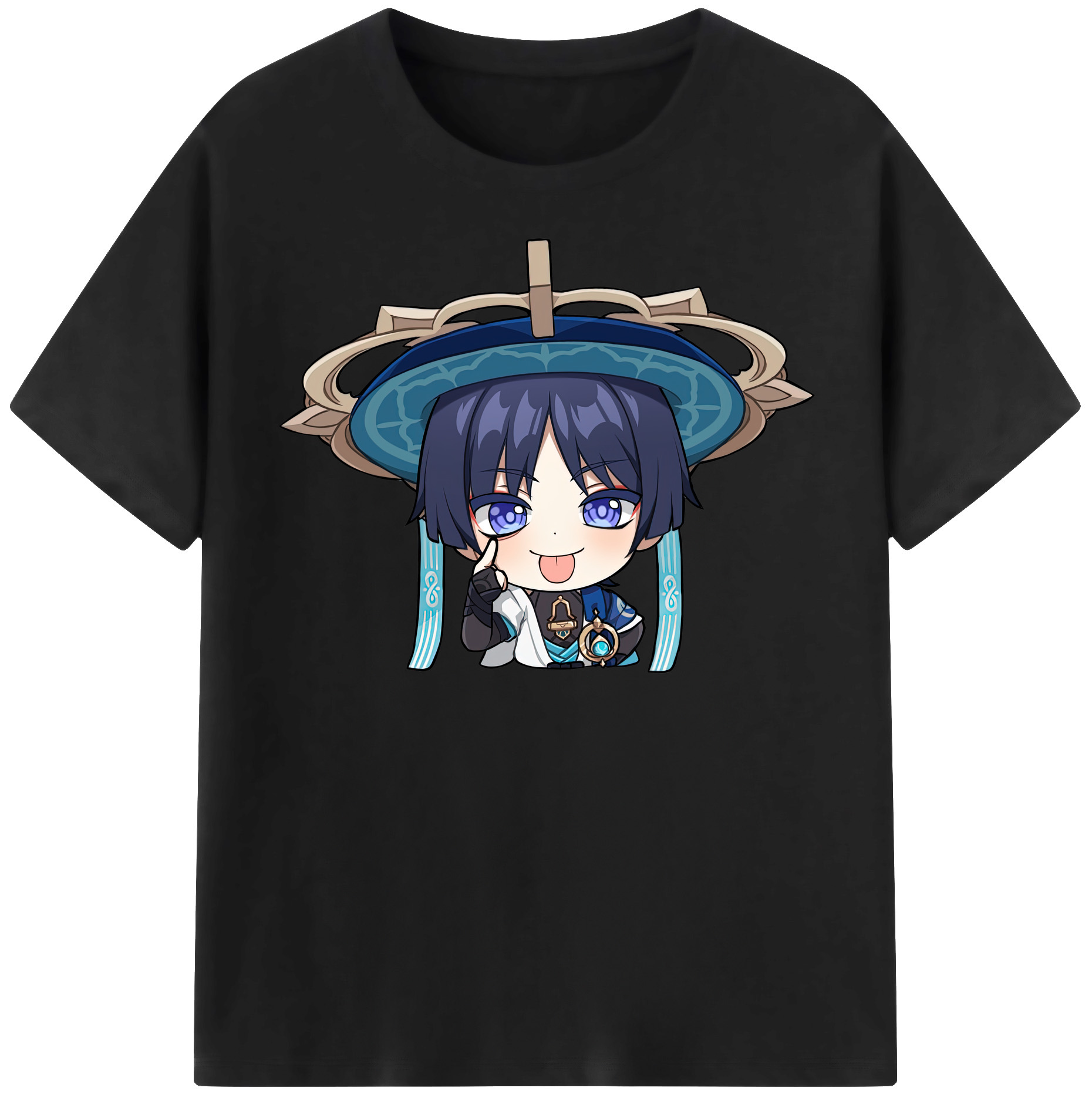 げんし神 さんペい genshin Sanpei 綿100％半袖Tシャツ（フロントプリント）
