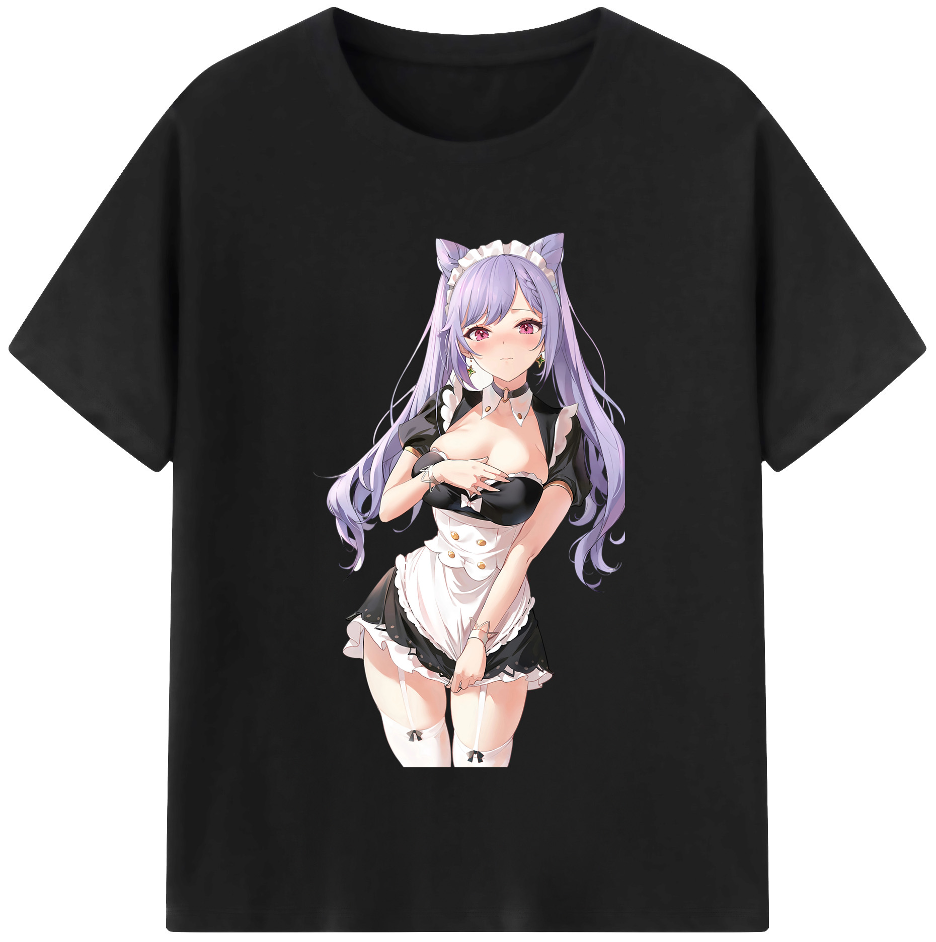 げんし神 刻晴 こくせい genshin Kokusei 綿100％半袖Tシャツ（フロントプリント）