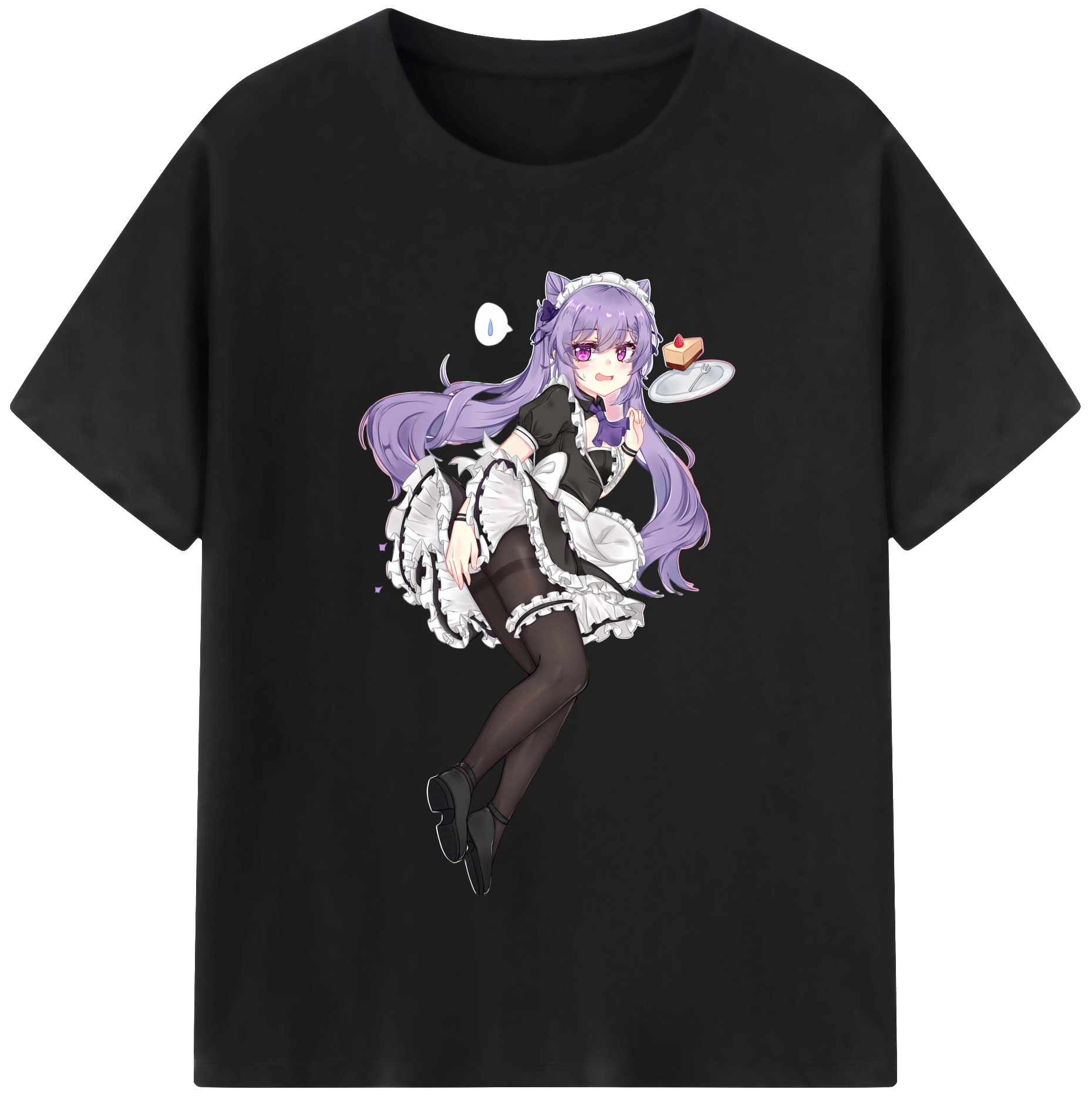 げんし神 刻晴 こくせい genshin Kokusei 綿100％半袖Tシャツ（フロントプリント）