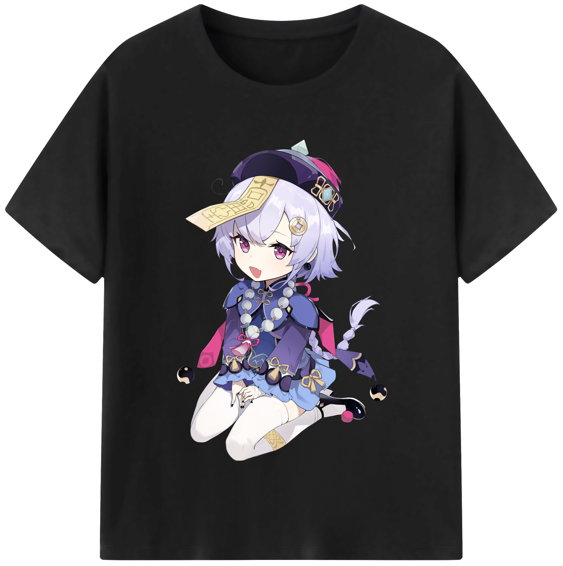 げんし神 七七 なな  genshin Nana 綿100％半袖Tシャツ（フロントプリント）