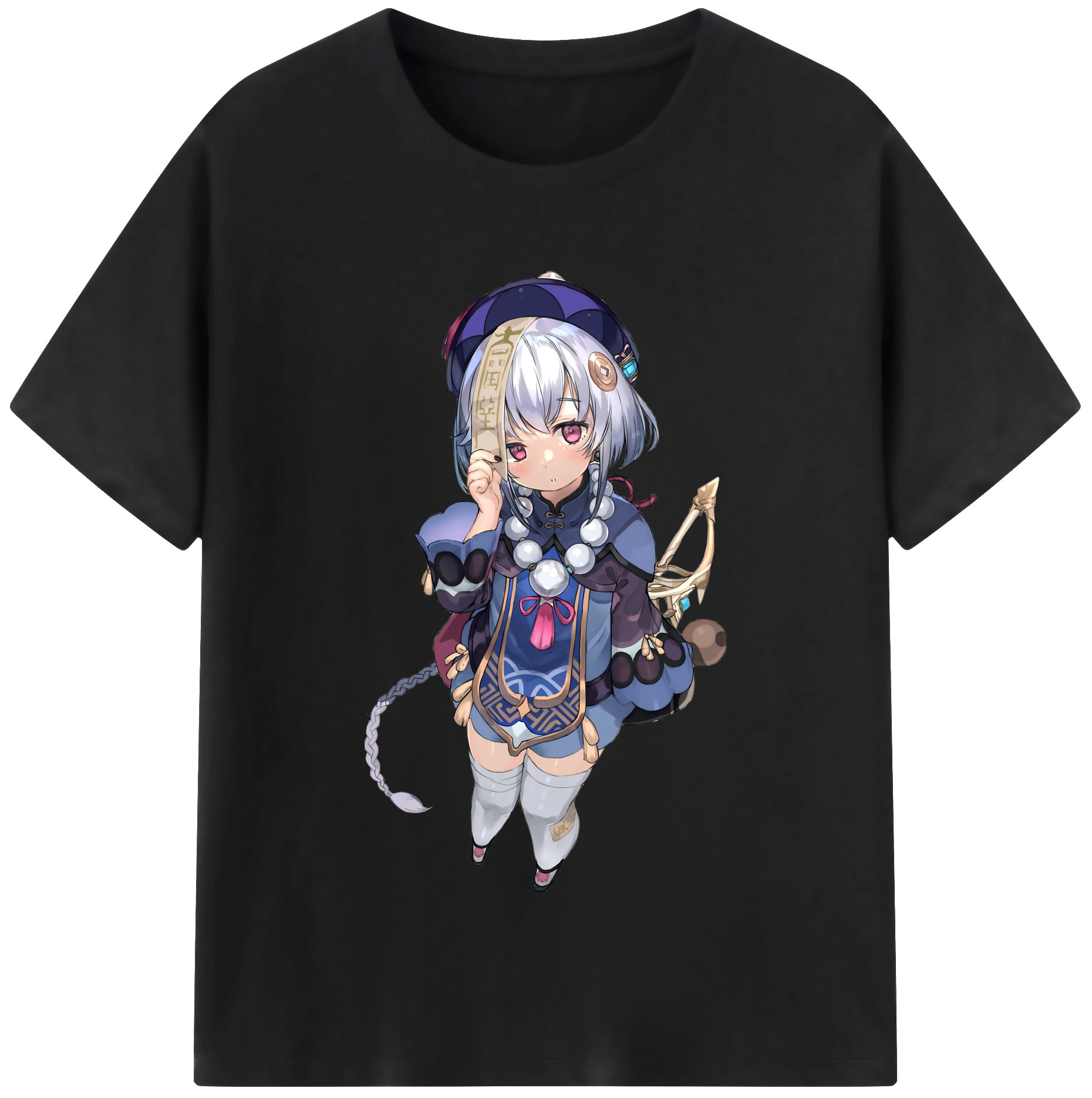 げんし神 七七 なな  genshin Nana 綿100％半袖Tシャツ（フロントプリント）