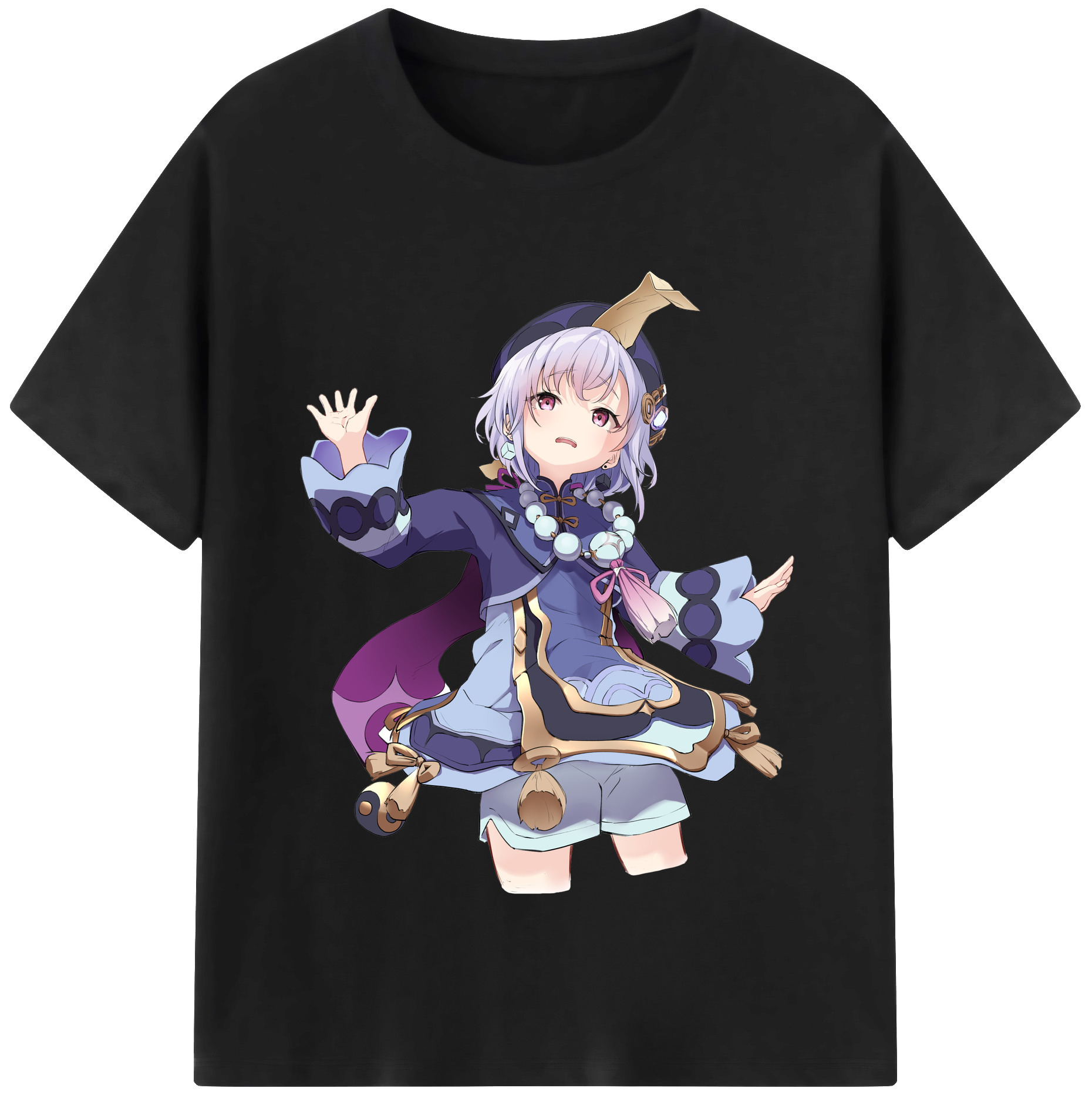 げんし神 七七 なな  genshin Nana 綿100％半袖Tシャツ（フロントプリント）
