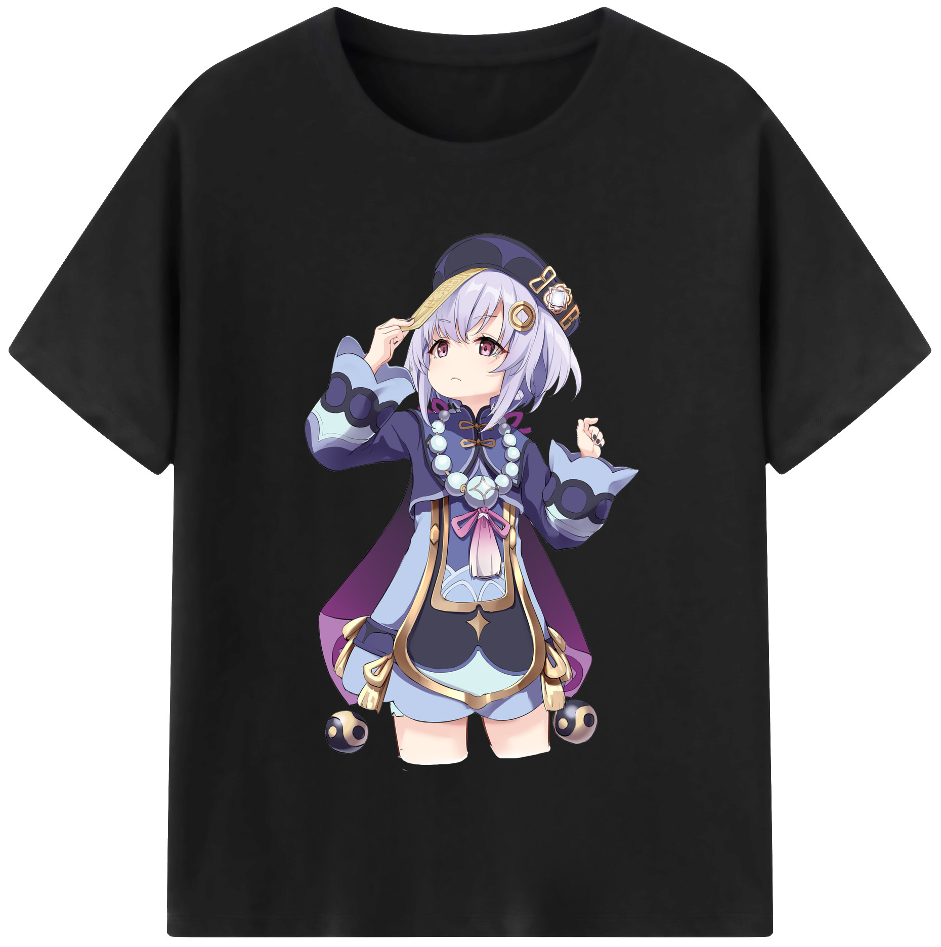 げんし神 七七 なな  genshin Nana 綿100％半袖Tシャツ（フロントプリント）