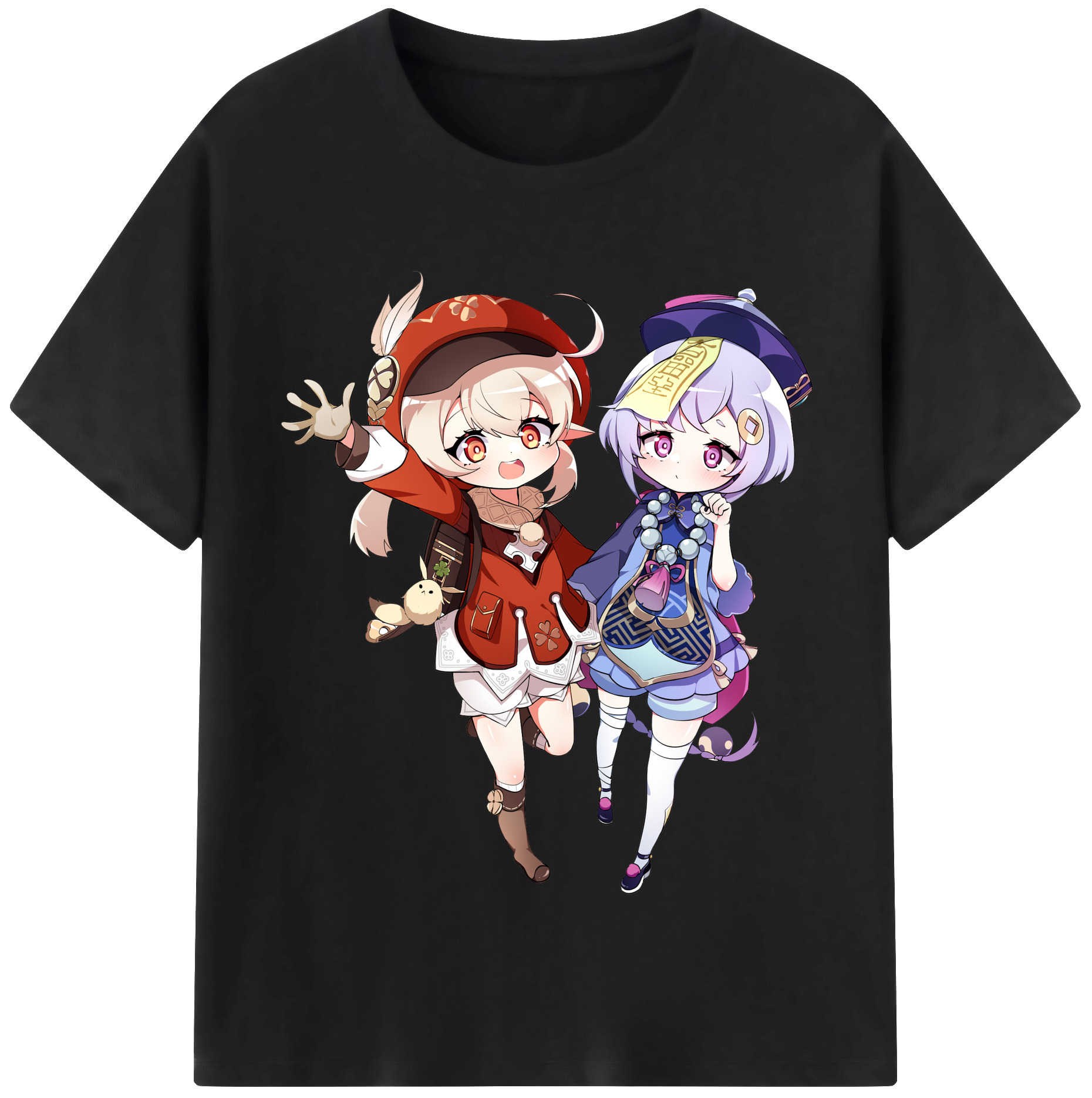 げんし神 七七 なな  genshin Nana 綿100％半袖Tシャツ（フロントプリント）