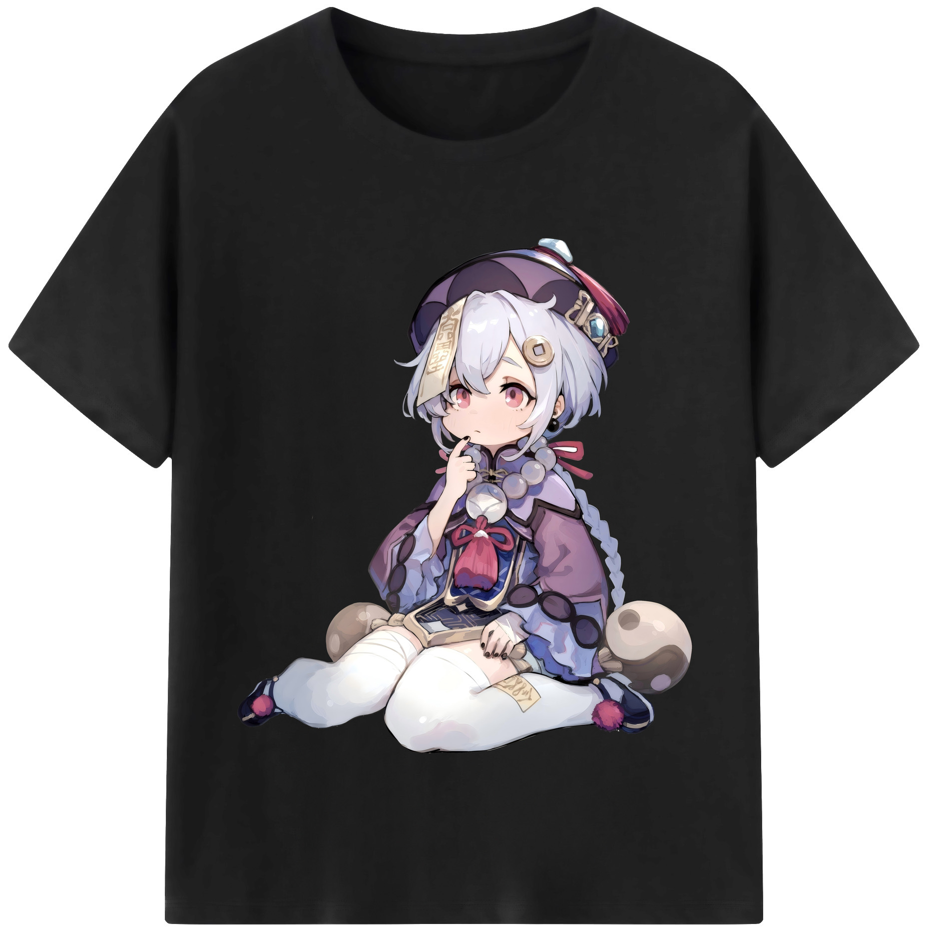 げんし神 七七 なな  genshin Nana 綿100％半袖Tシャツ（フロントプリント）