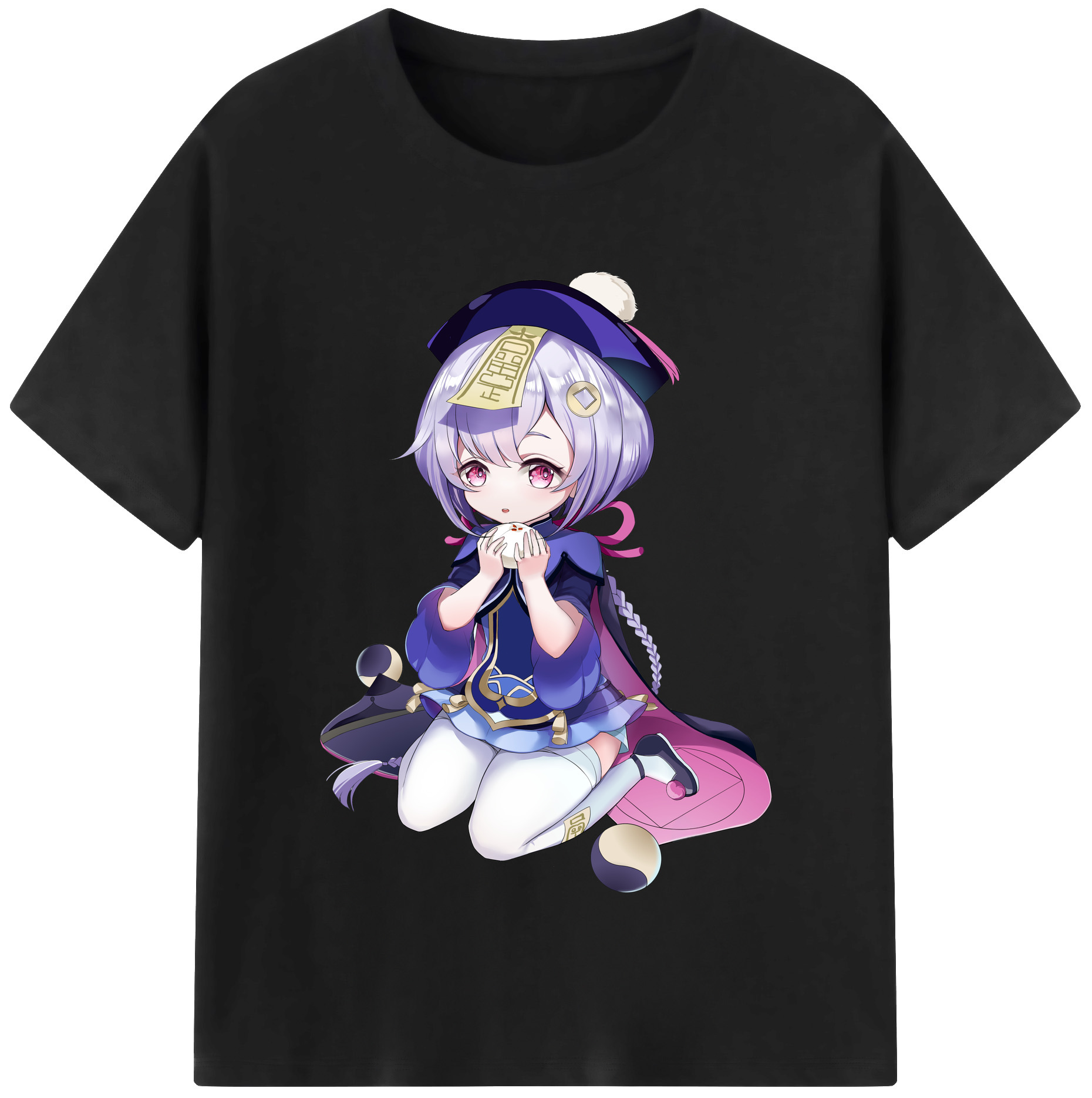 げんし神 七七 なな  genshin Nana 綿100％半袖Tシャツ（フロントプリント）